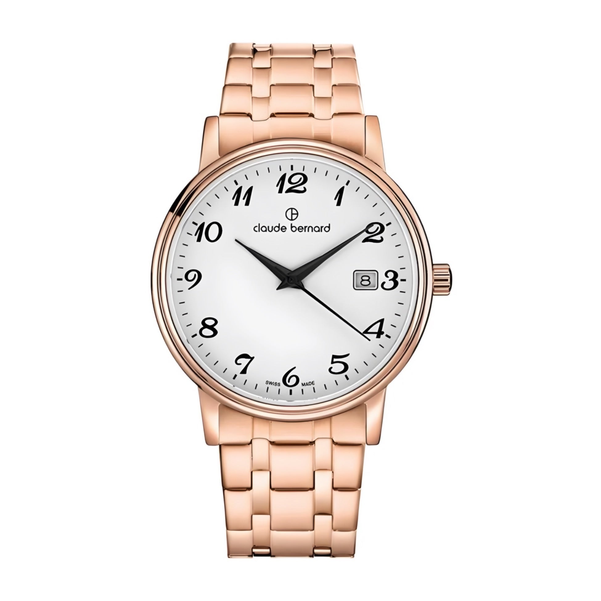 Reloj Claude Bernard Rose Gold Calendar Hombre 53007.37RMBB