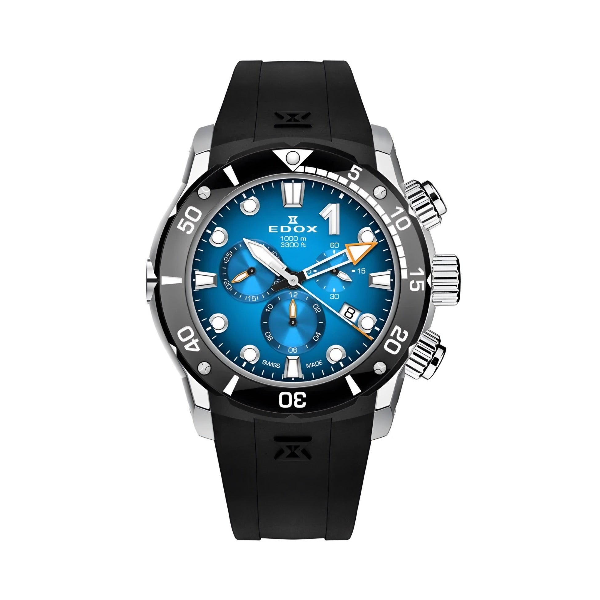 Reloj Edox Blue Class One Chronograph Hombre 45mm – Relojería Suiza