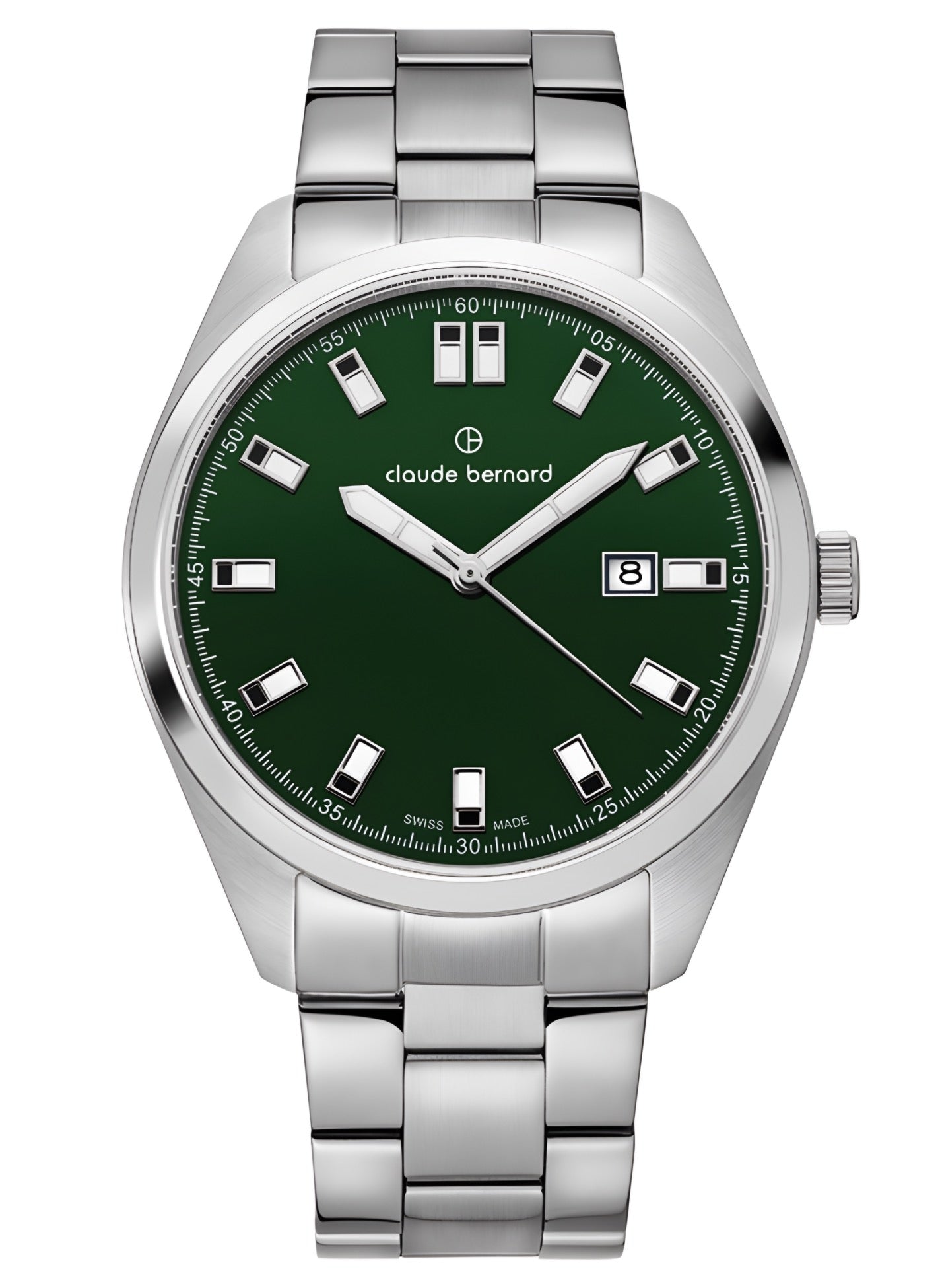 Reloj Claude Bernard Acero Verde Hombre