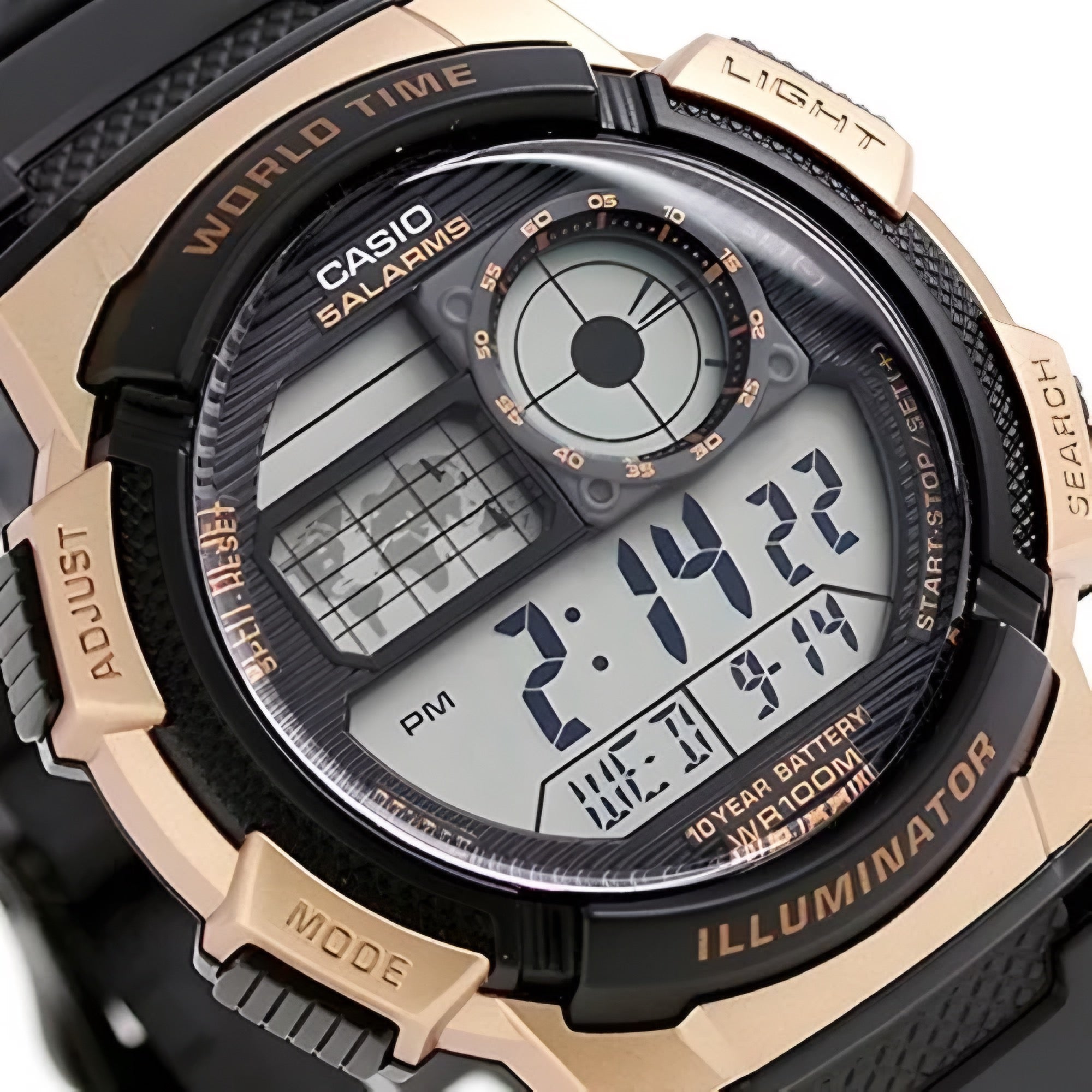 Reloj Casio World Time AE-1000W-1A3VDF Hombre