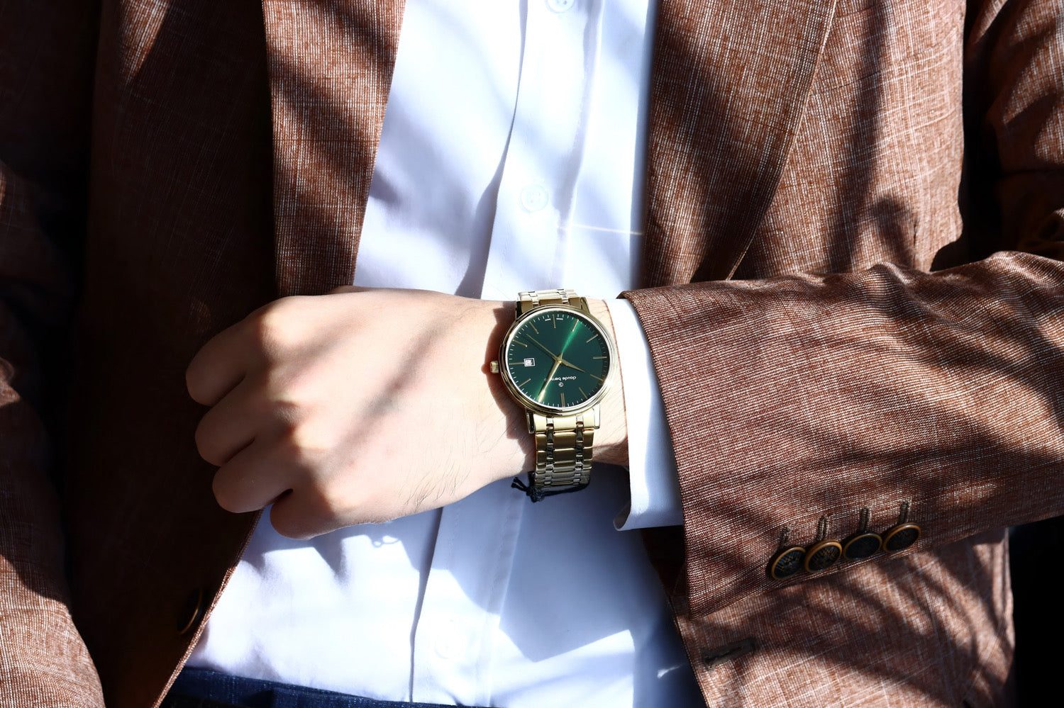 Reloj Claude Bernard Esfera Verde 39mm Hombre 53007.37JMVID