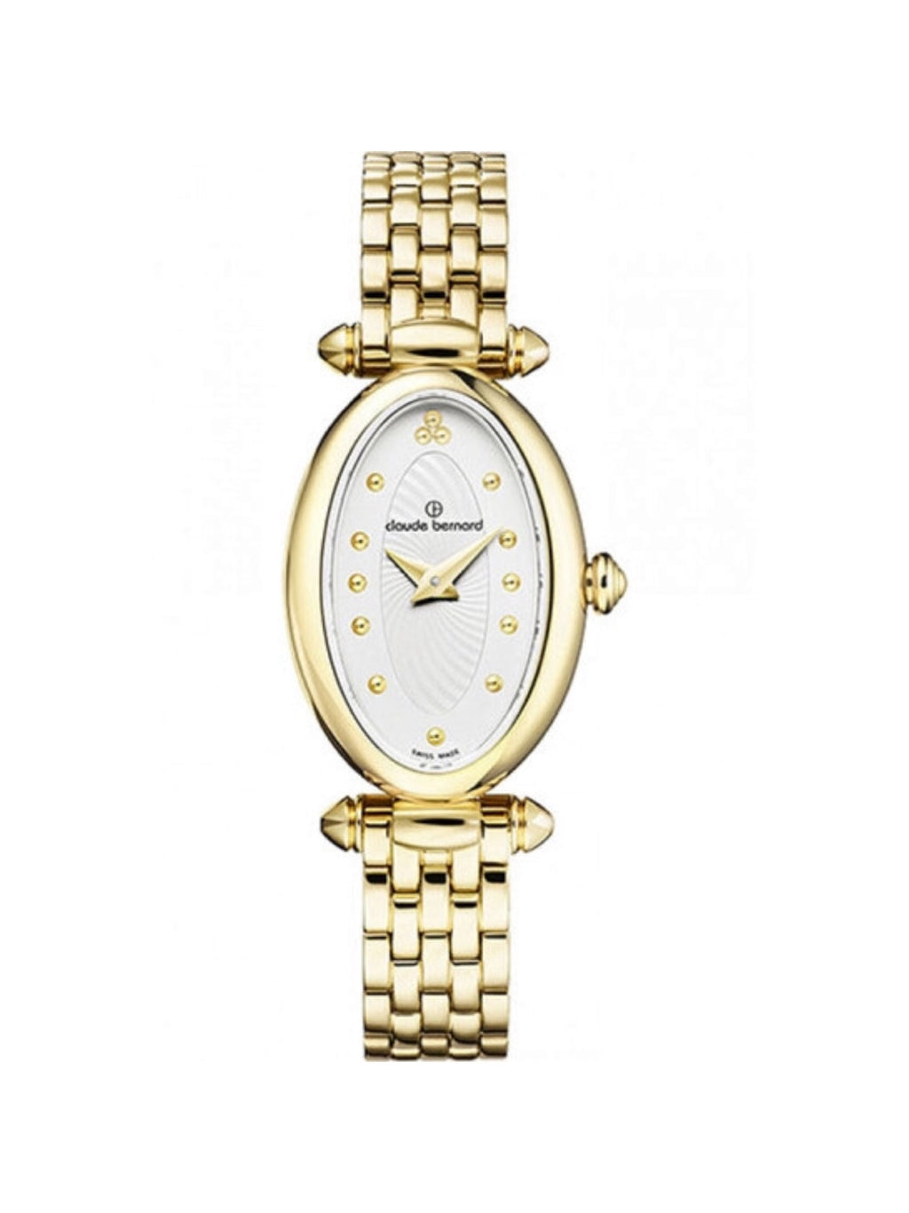 Reloj Claude Bernard Dorado Ovalado Mujer