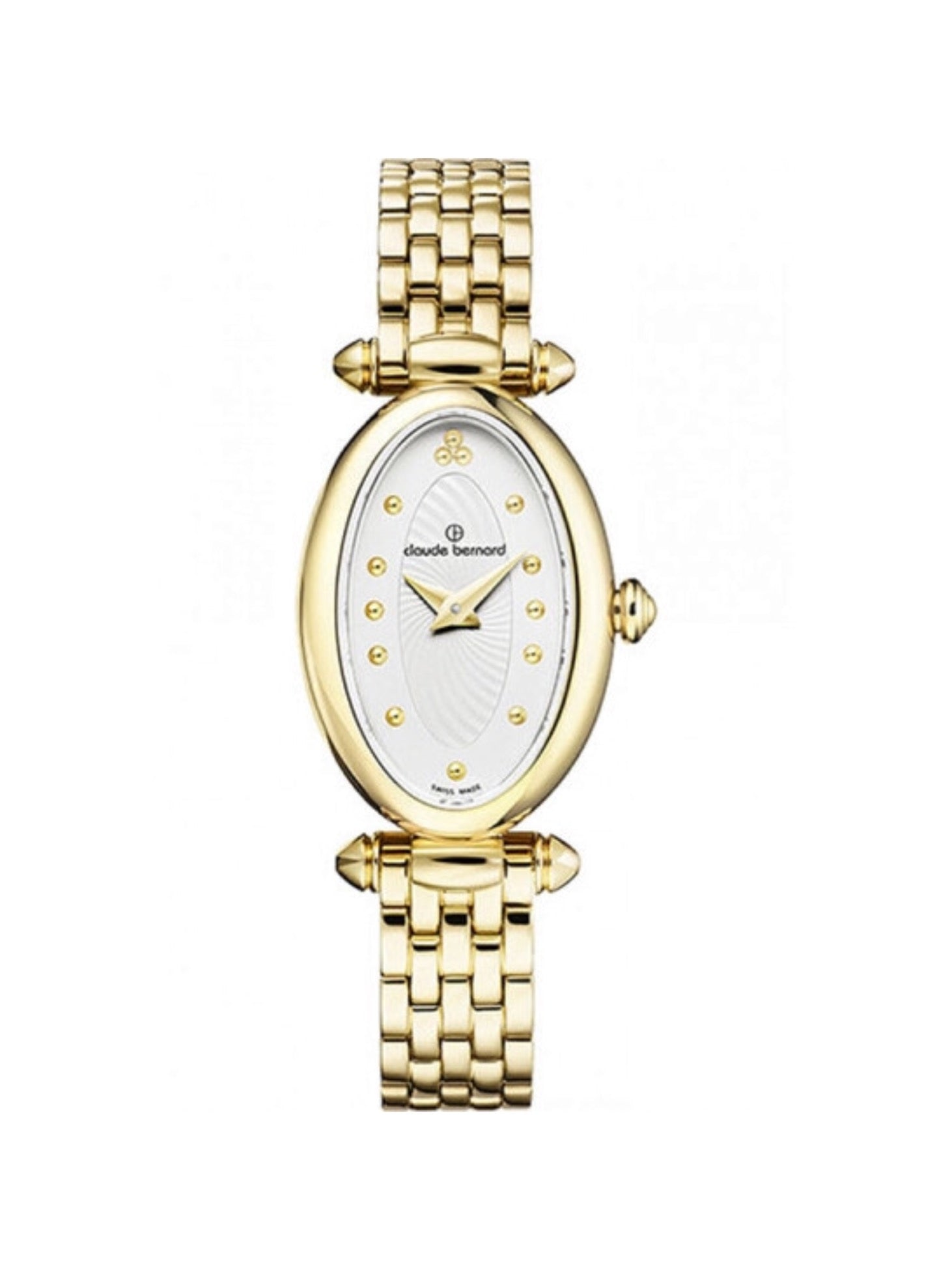 Reloj Claude Bernard Dorado Ovalado Mujer