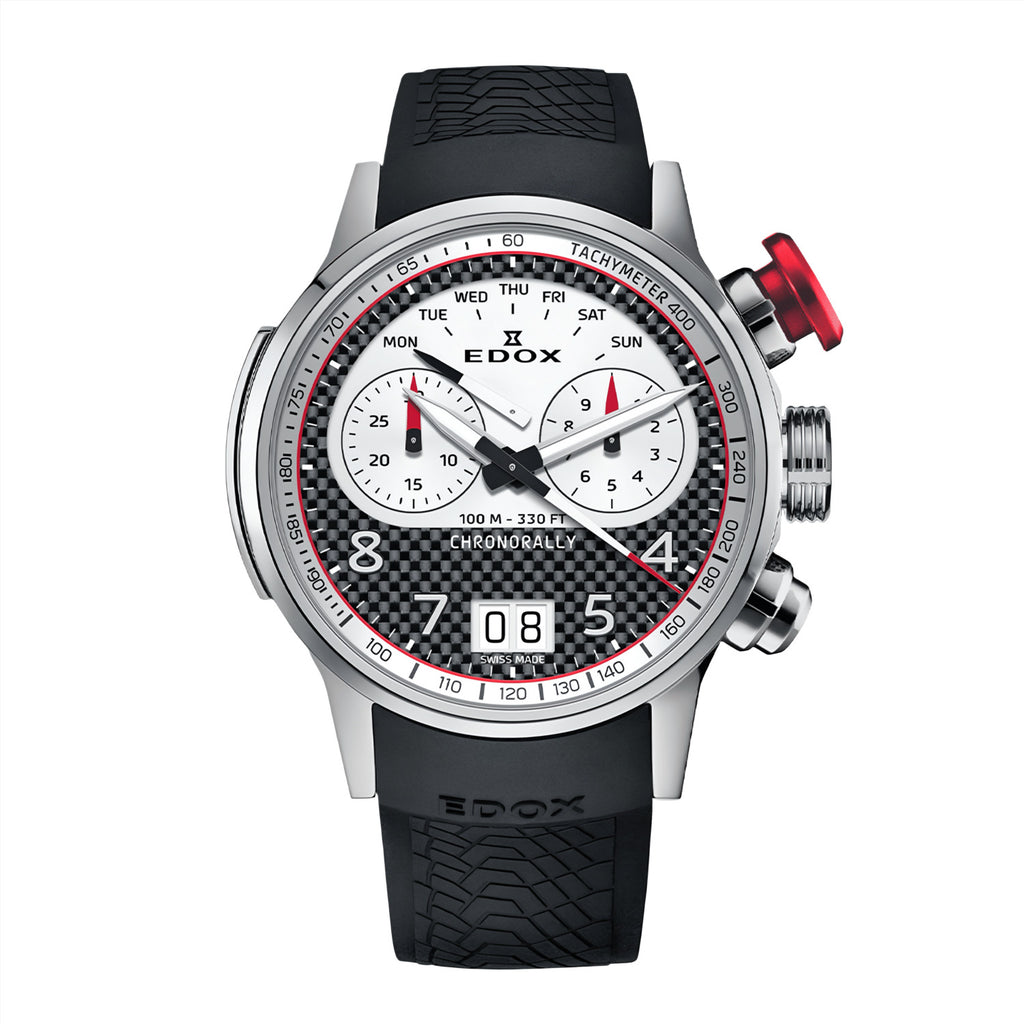 Reloj Edox Chronorally Chronograph 45 Limited Edition Hombre 38003.TINRCANBR