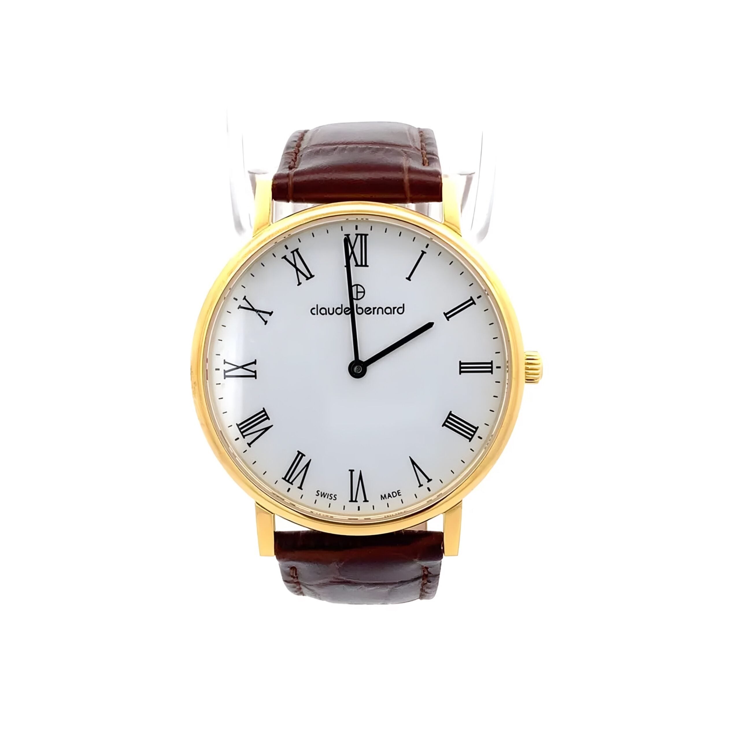Reloj Claude Bernard Slim Line Roman Numeral 39mm Hombre 20214.37JBR