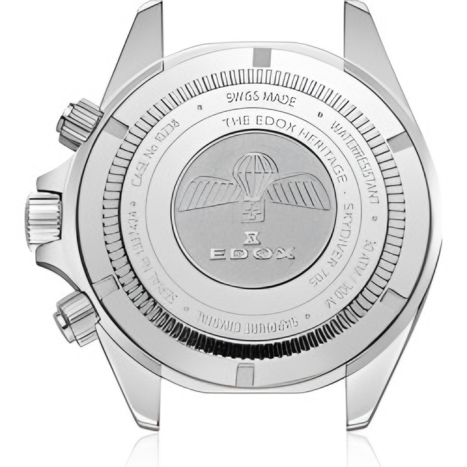 Reloj Edox Chronograph SkyDiver 70s Hombre 44mm – Relojería Suiza