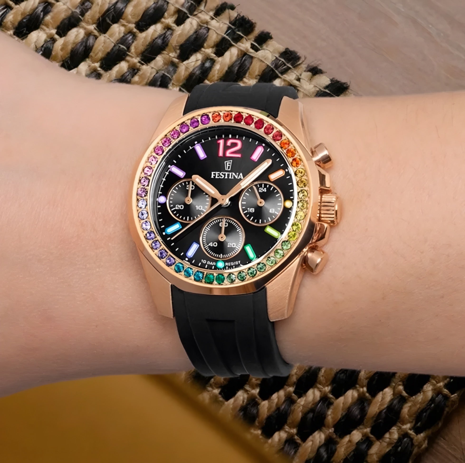 Reloj Festina F20650/3 Negro Cronografo Mujer
