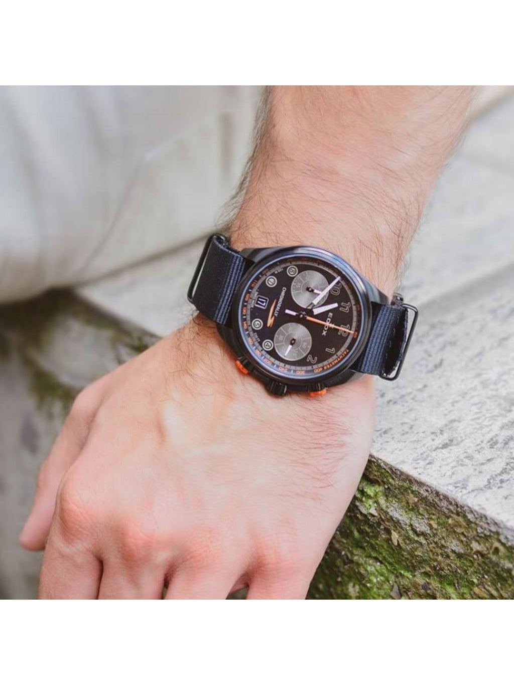Reloj Edox Chronorally Black Hombre