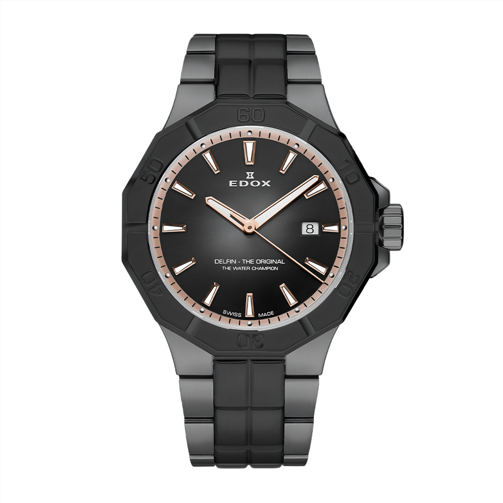 Reloj Edox Delfin The Original Date Hombre 53021.37GNMNDR