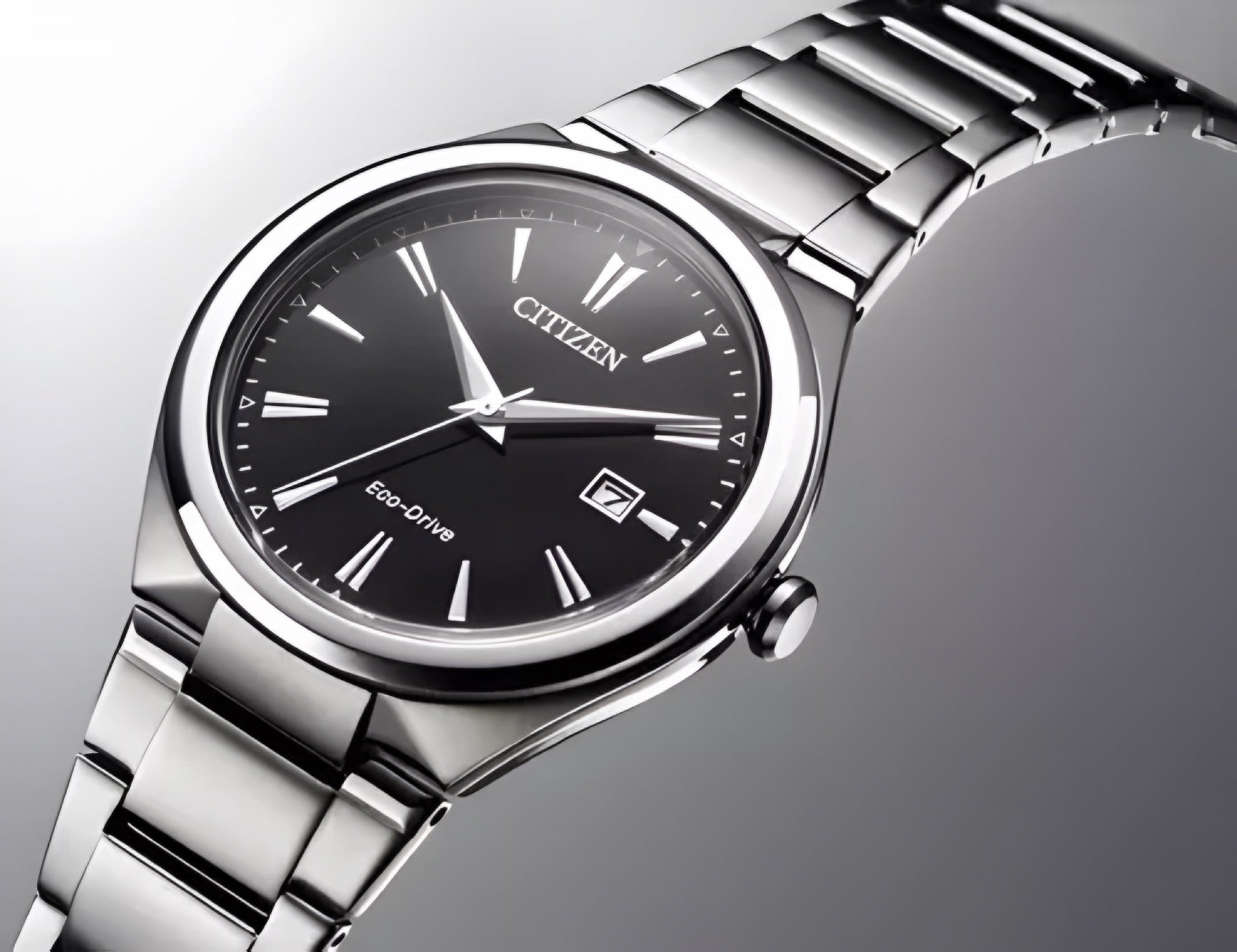 Reloj Citizen Hombre Aw1370-51f de Acero Inoxidable Color de Correa y Bisel Plateado