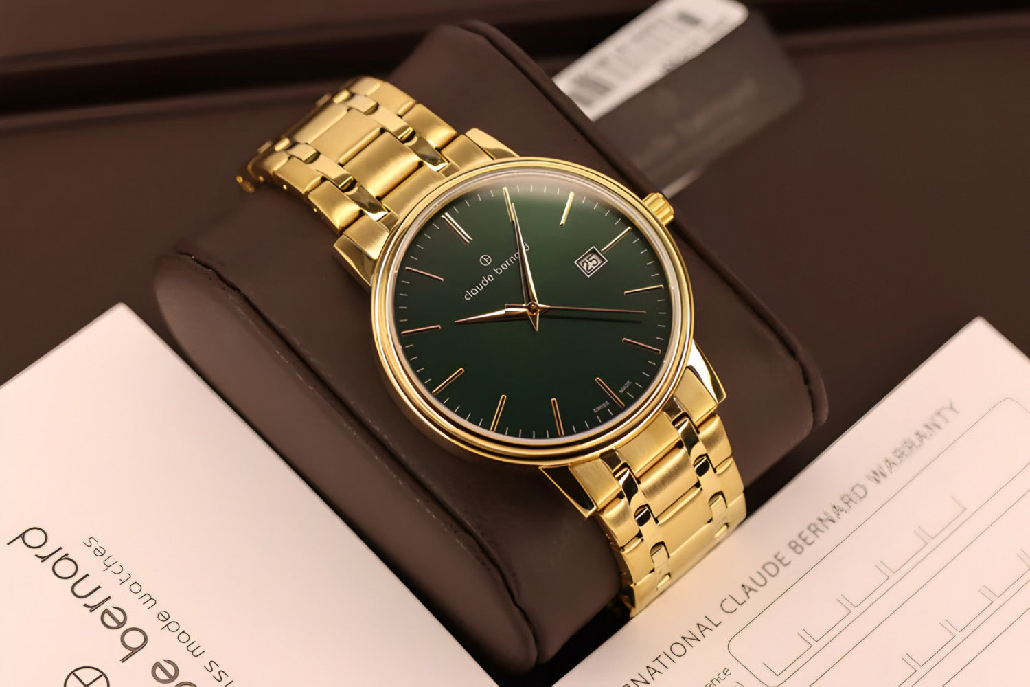 Reloj Claude Bernard Esfera Verde 39mm Hombre 53007.37JMVID