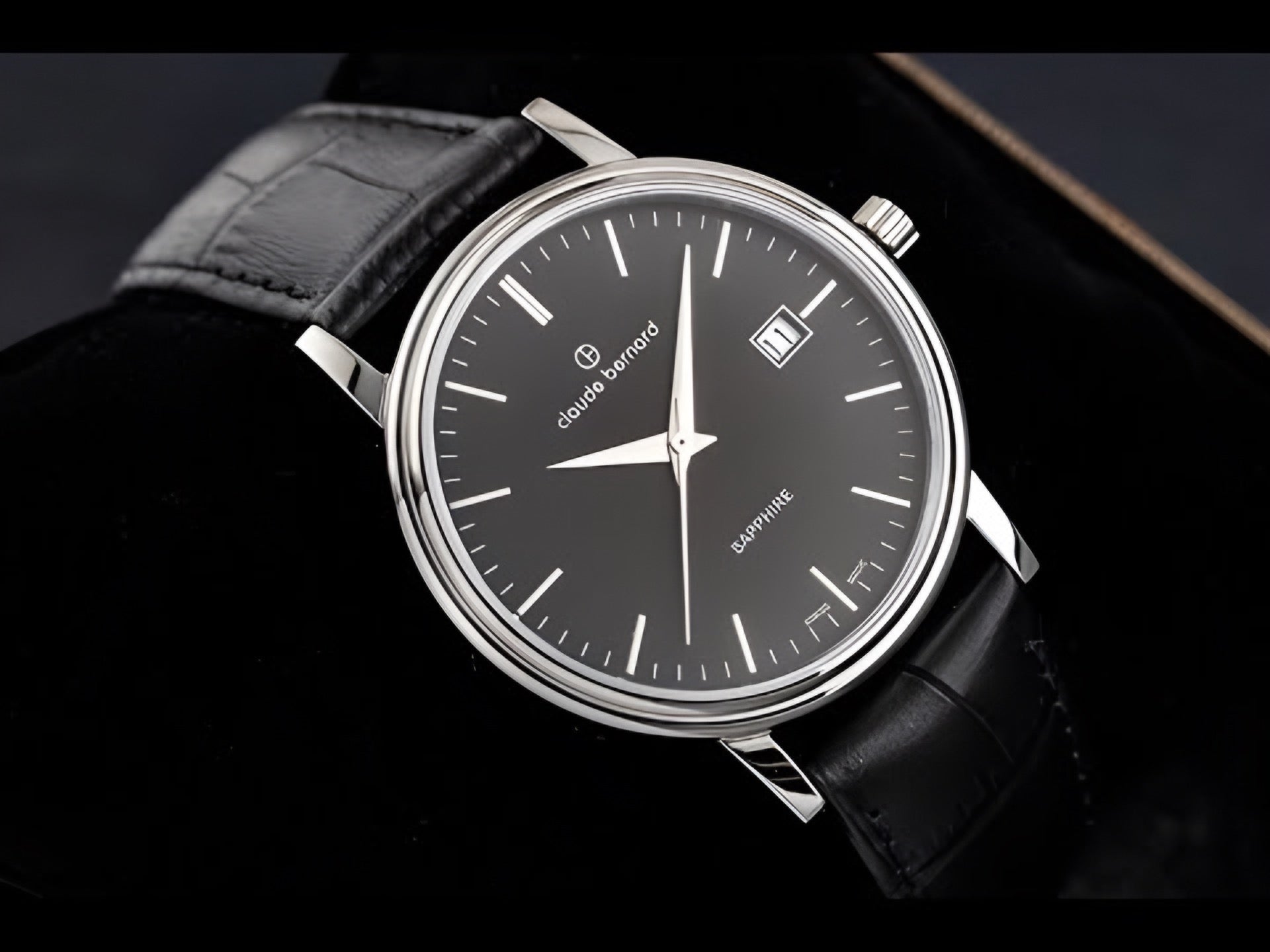 Reloj Claude Bernard Classic Cuero Negro Hombre 53009.3NIN