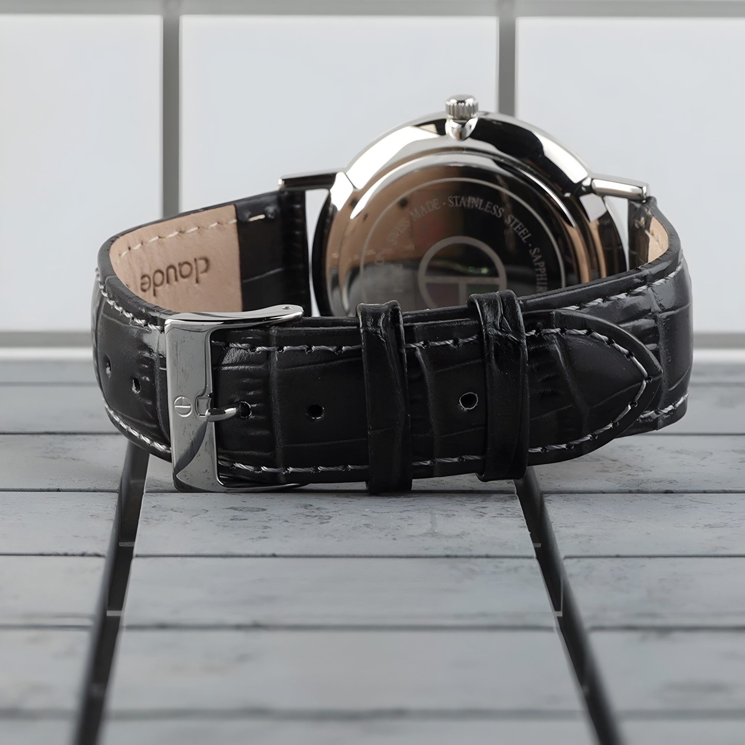 Reloj Claude Bernard Classic Black 39mm Hombre