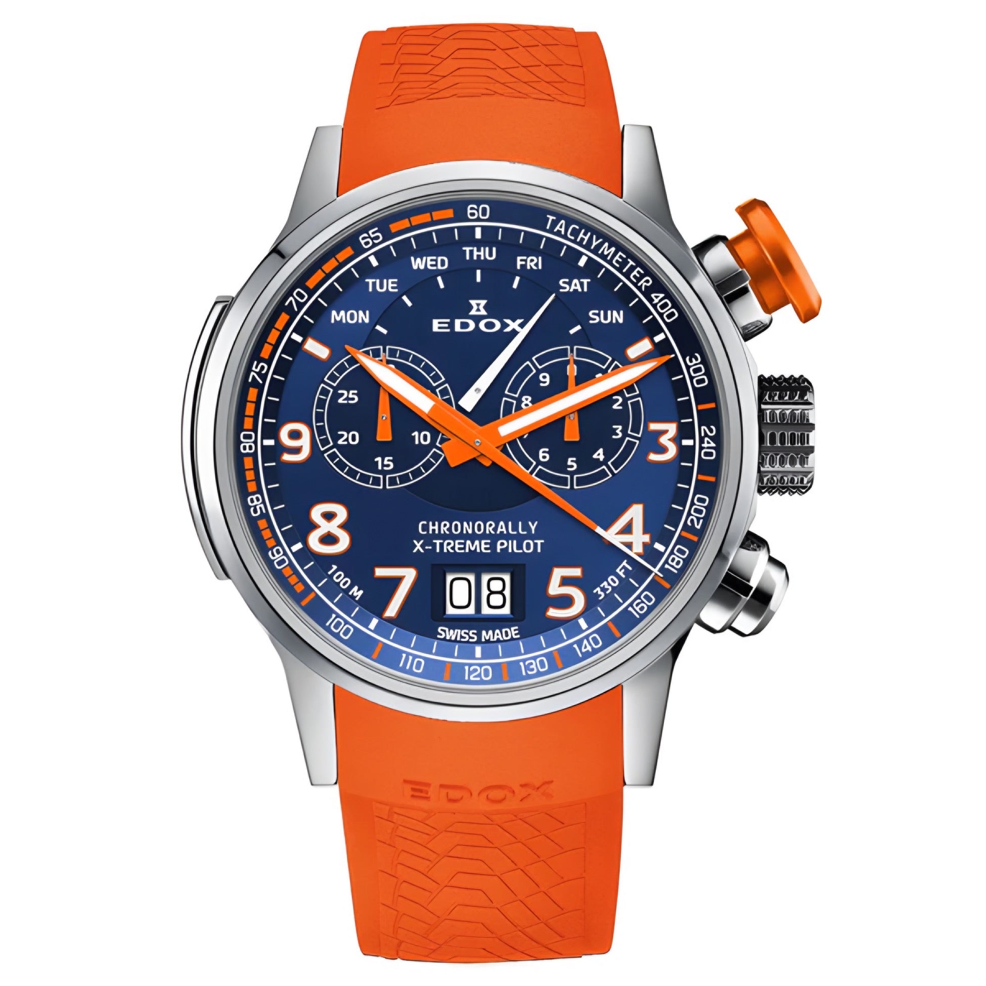 Reloj Edox Chronorally Chronograph Hombre 38001.TINOCAOBUO3