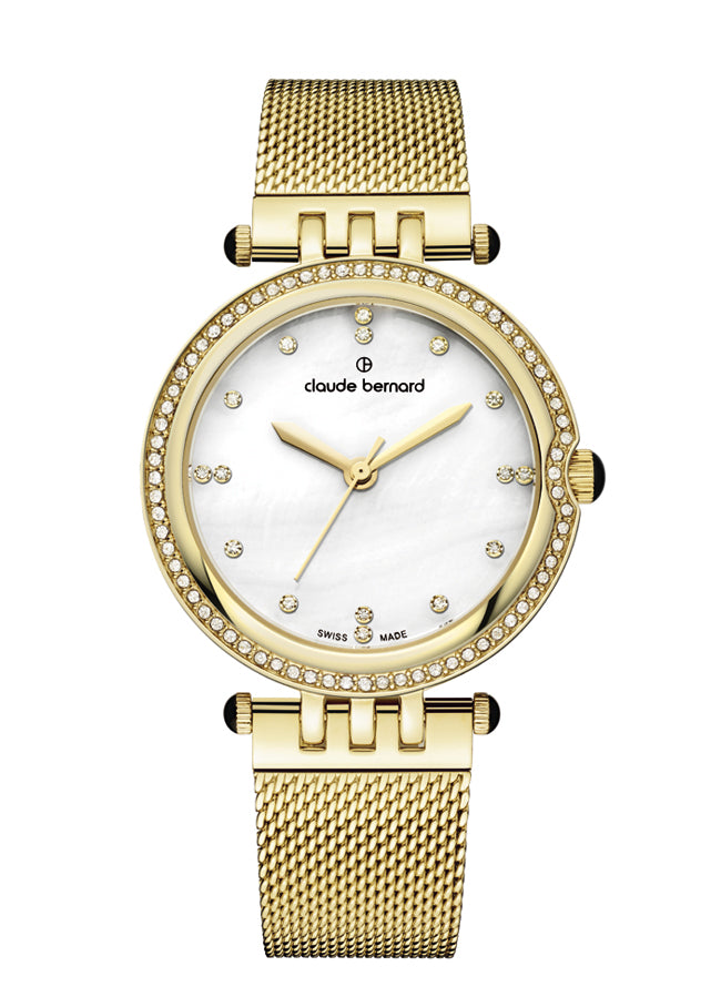 Reloj Claude Bernard Dress Code Mujer Dorado
