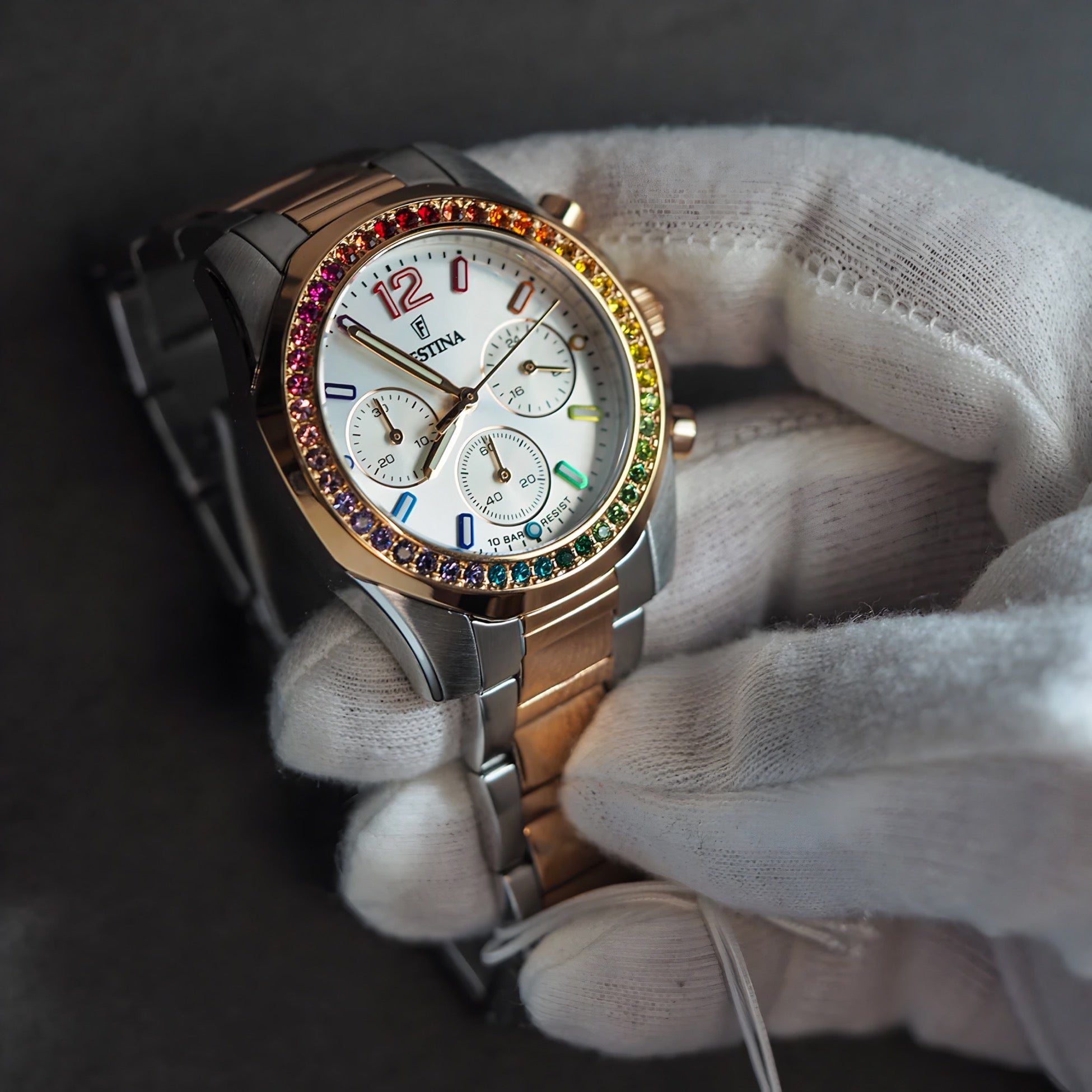 Reloj Festina F20608/2 Bicolor con Cronografo Mujer