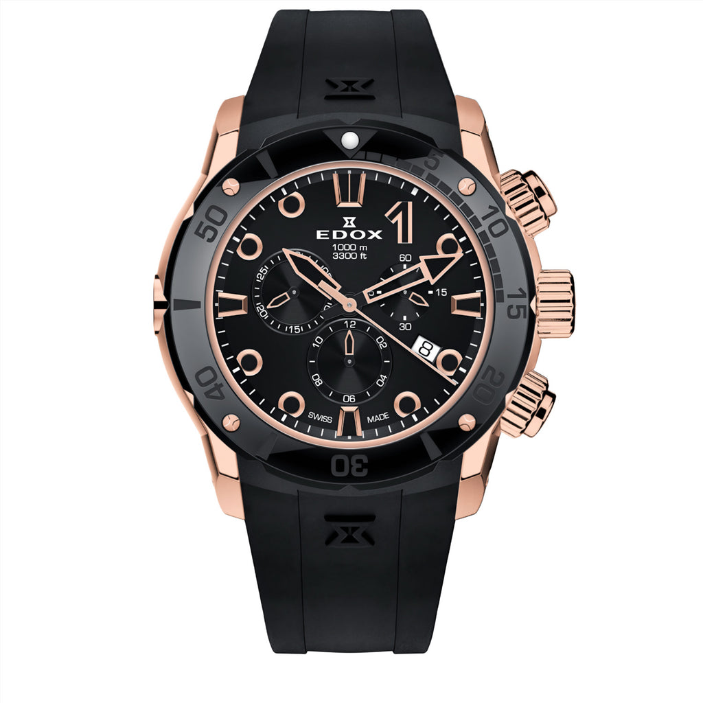 Reloj Edox Chronograph Negro Hombre  10242.TINRNIR