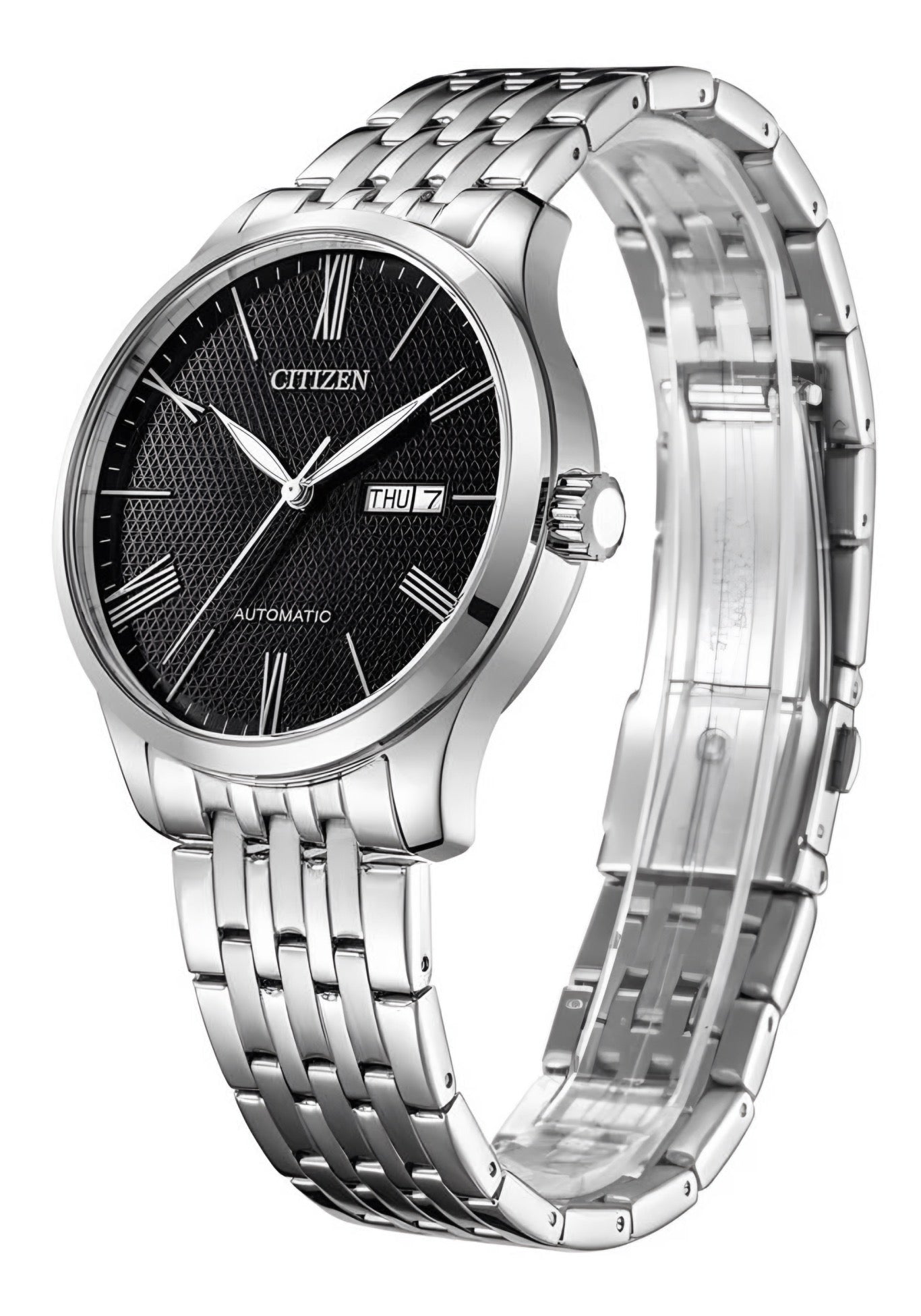 Reloj Citizen Automatic NH8350-59E Acero Esfera Negra Hombre