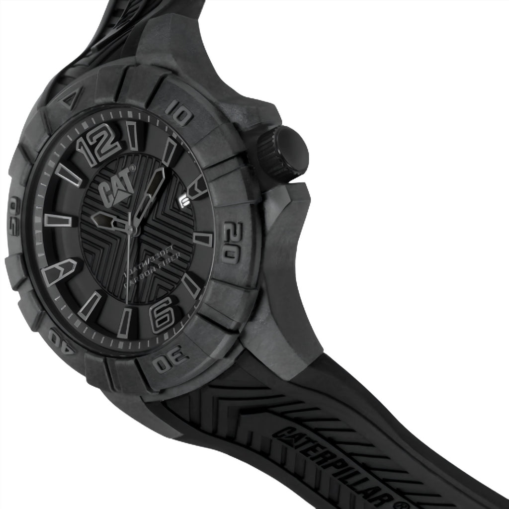 Reloj Cat K112121131 Negro Silicona Hombre