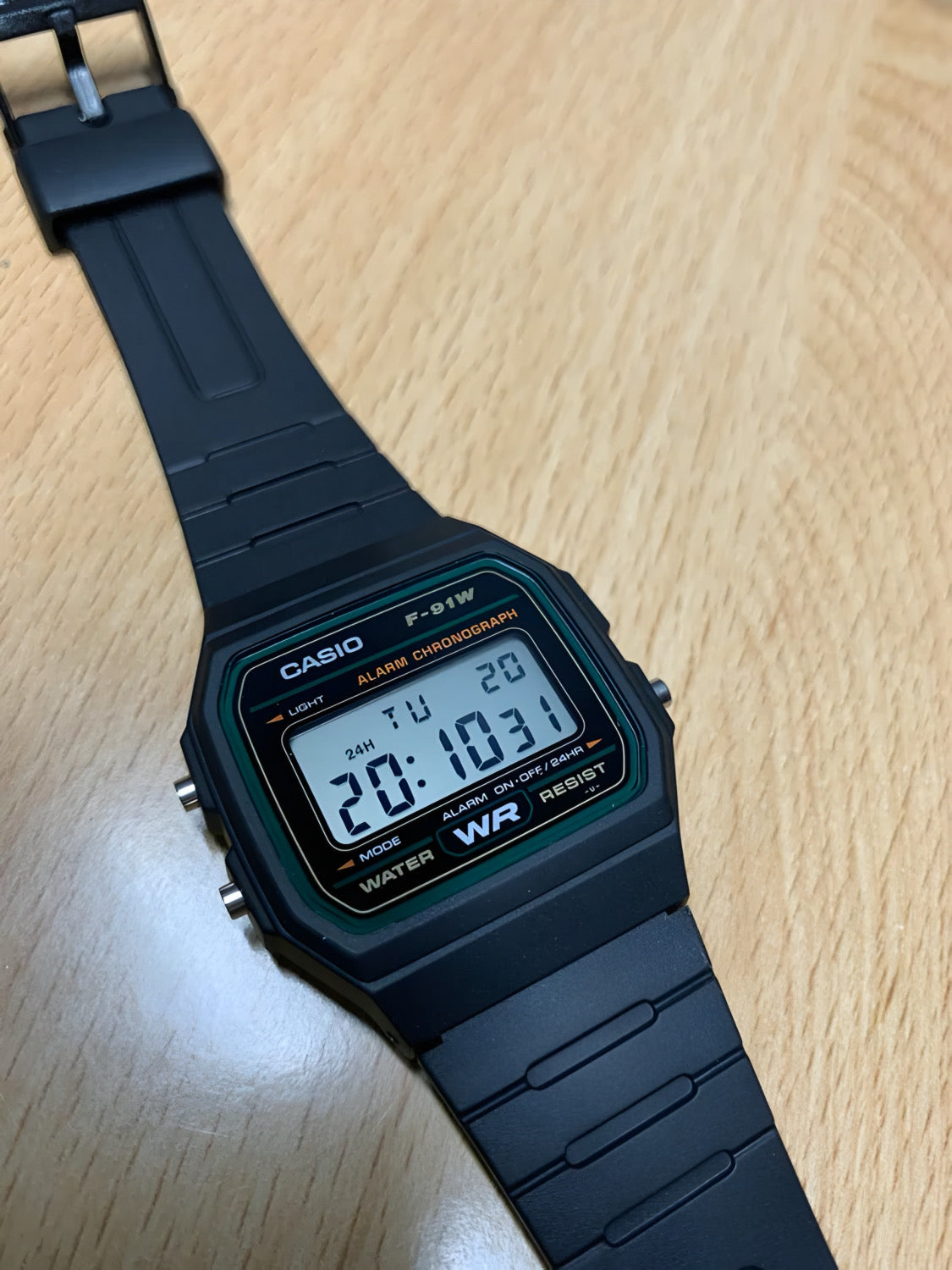 Reloj Casio Vintage Unisex F-91W-3DG