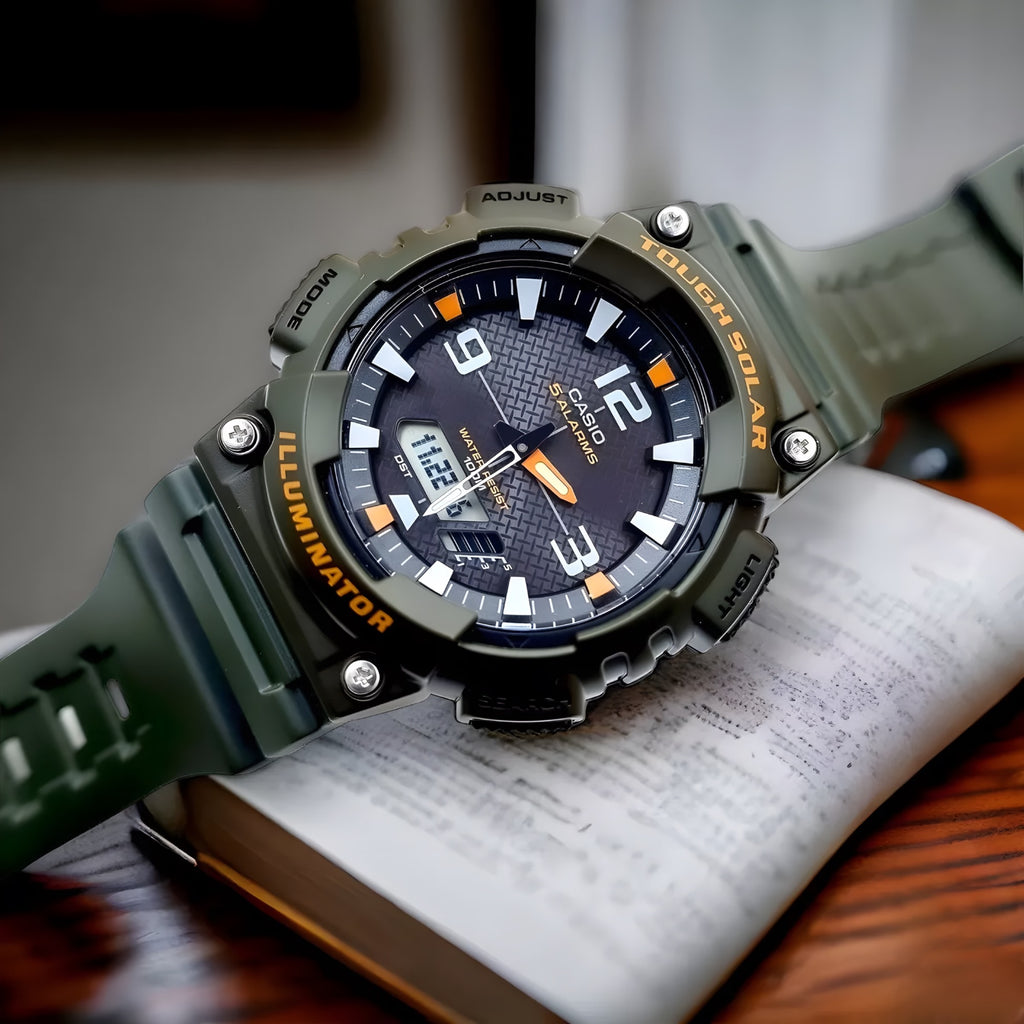 Reloj Casio Tough Solar AQ-S810W-3AVDF Hombre