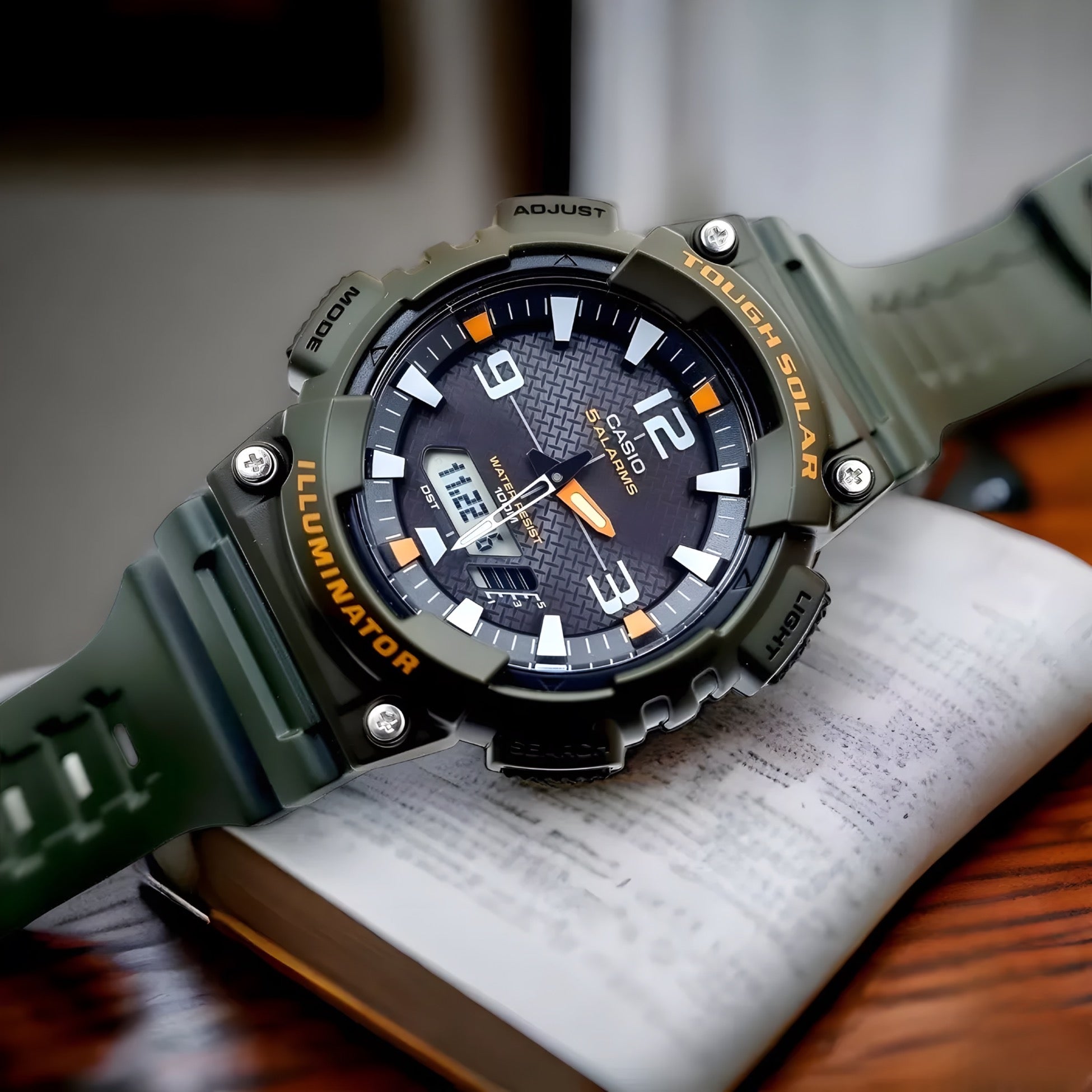 Reloj Casio Tough Solar AQ-S810W-3AVDF Hombre