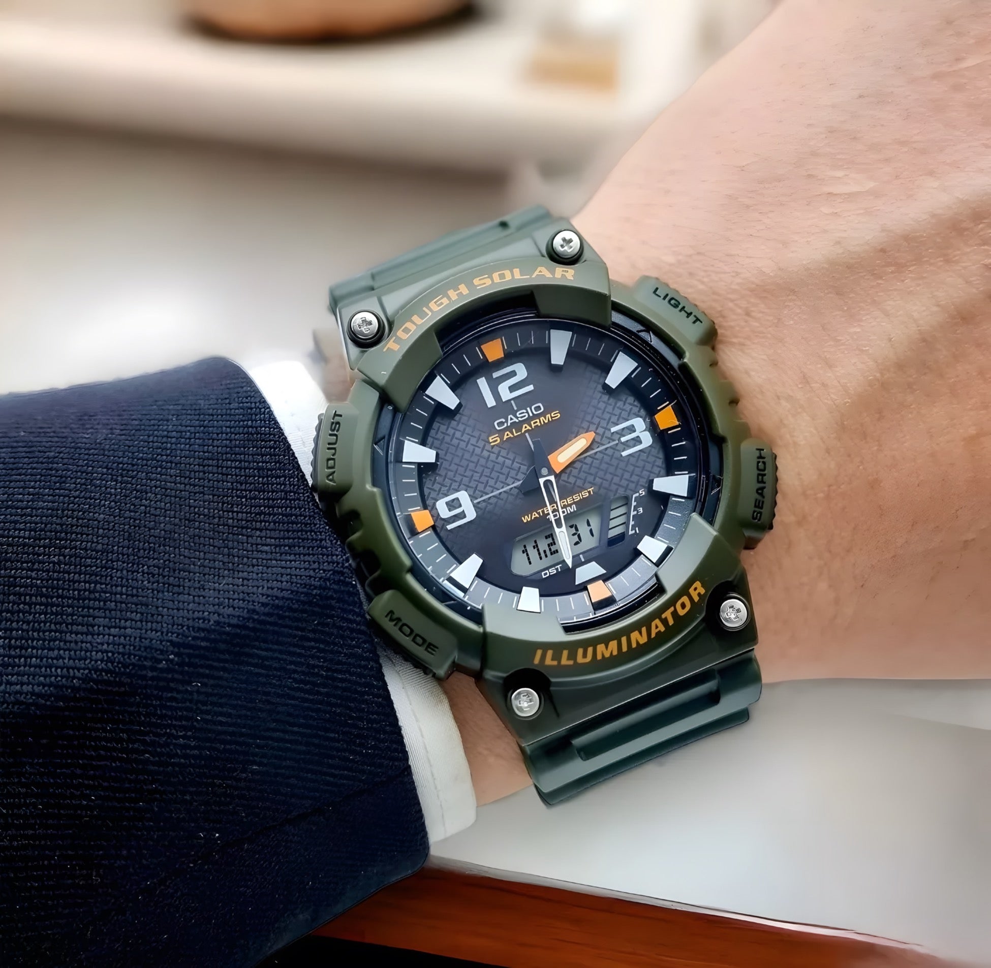 Reloj Casio Tough Solar AQ-S810W-3AVDF Hombre
