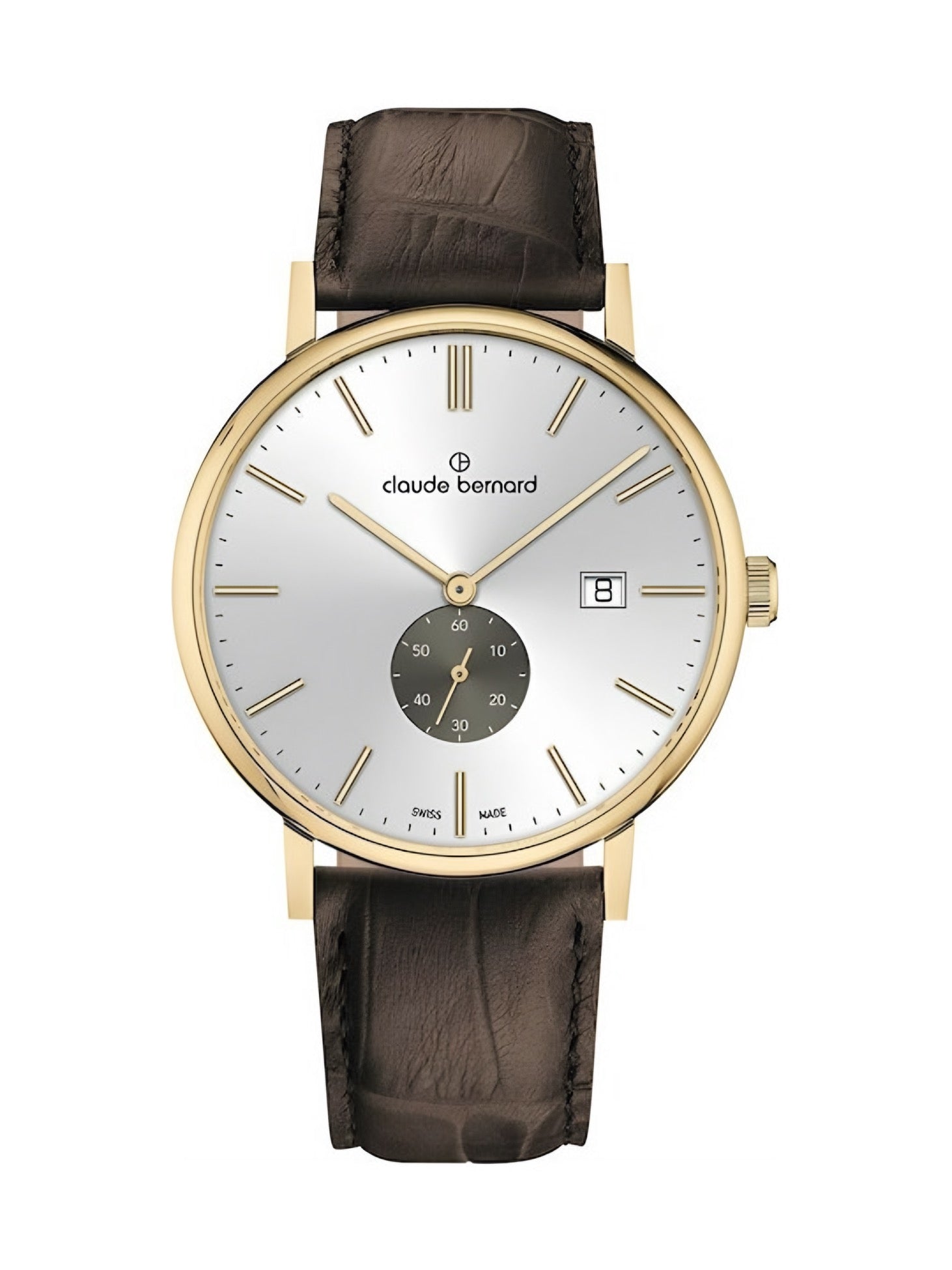 Reloj Claude Bernard Classic Esfera Gris 41mm Hombre