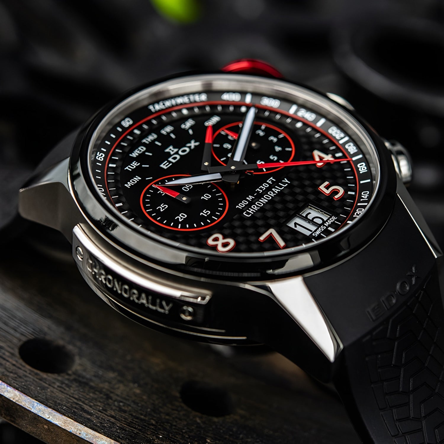 Reloj Edox Chronorally Hombre 38003.TINROCARO