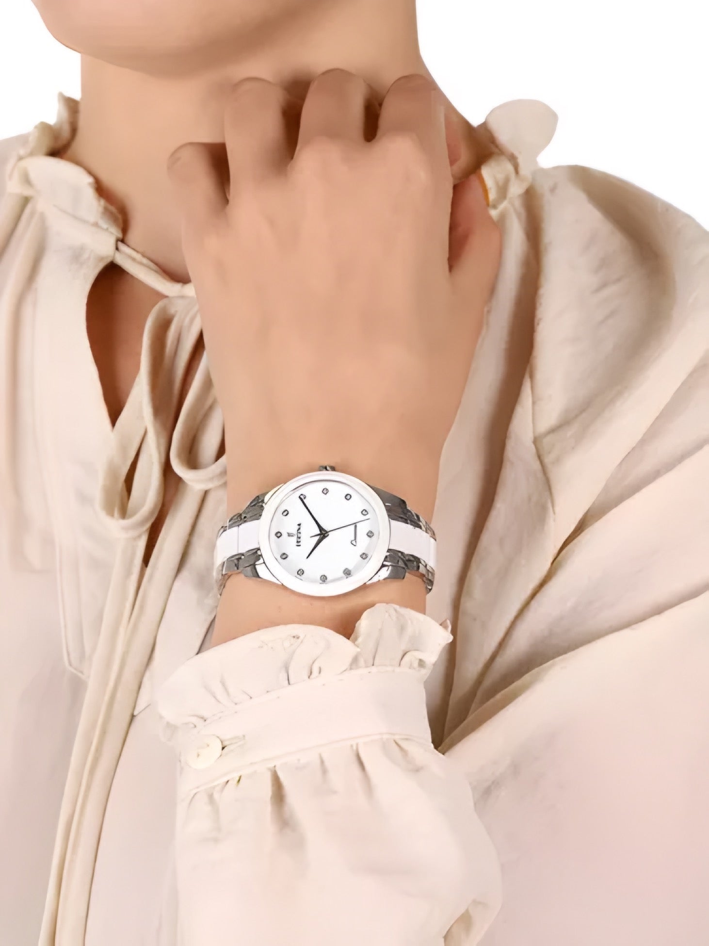 Reloj Festina F20499/1 Ceramic Blanco Mujer