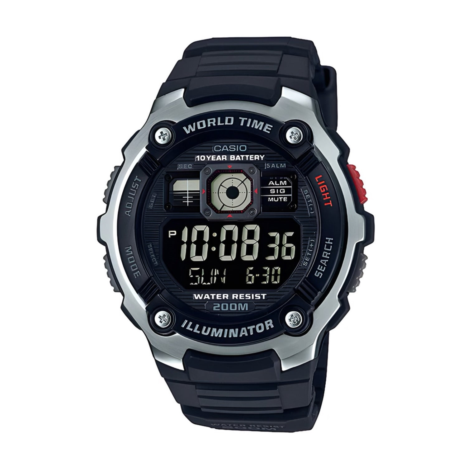 Reloj Casio Resina/Acero Hombre AE-2000W-1BVDF