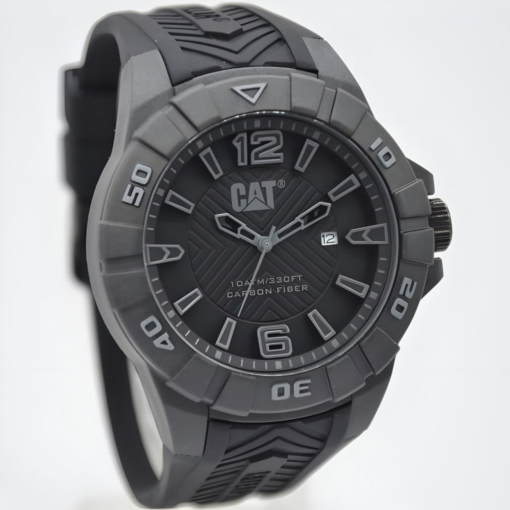 Reloj Cat K112121131 Negro Silicona Hombre