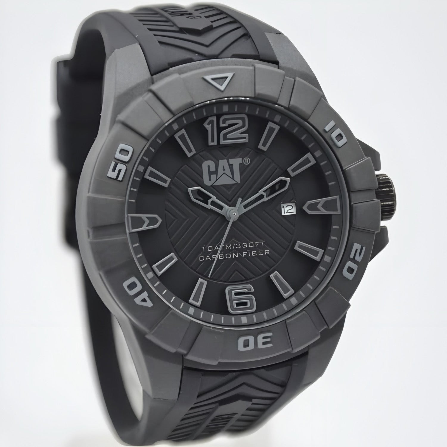 Reloj Cat K112121131 Negro Silicona Hombre