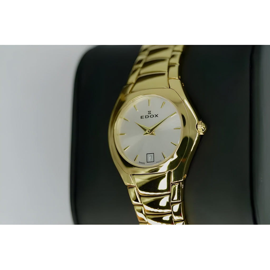 Reloj Edox Classic Mujer Dorado 28mm 37001.37JPAID2