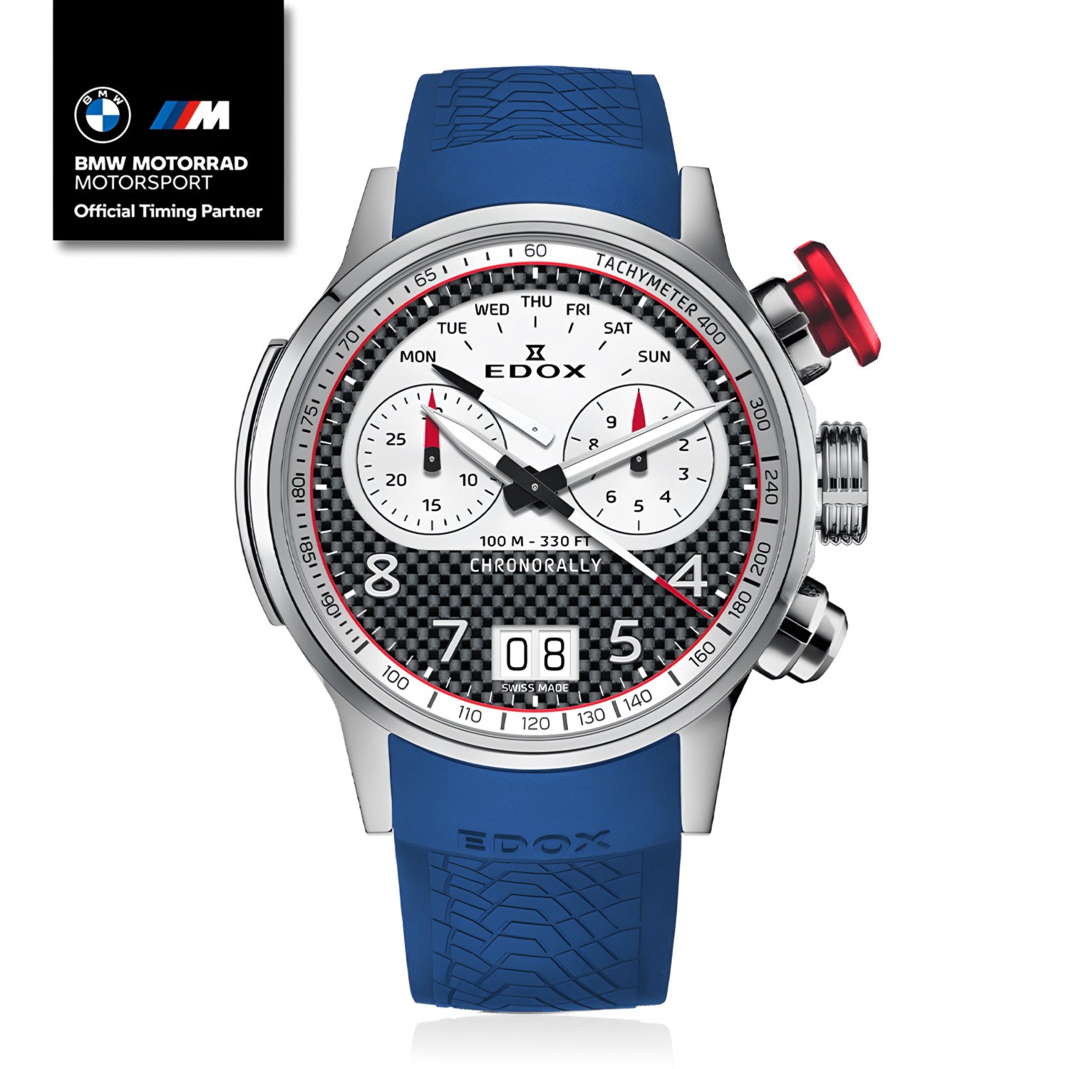 Reloj Edox Chronorally Chronograph 45 Limited Edition Hombre 38003.TINRCANBR