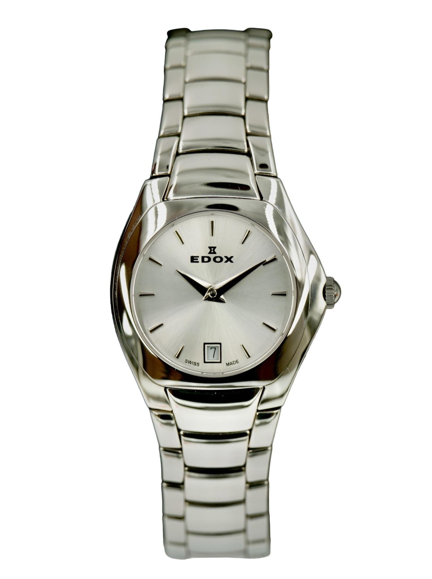 Reloj Edox Classic Mujer Acero Blanco Pulido