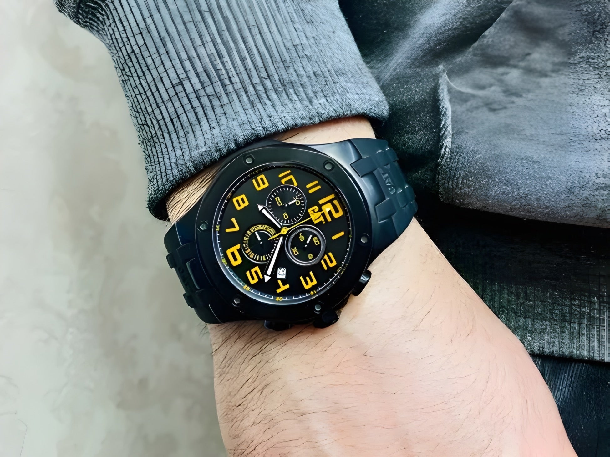 Reloj Cat A7.163.21.117 Pulsera Negra de Silicona Hombre