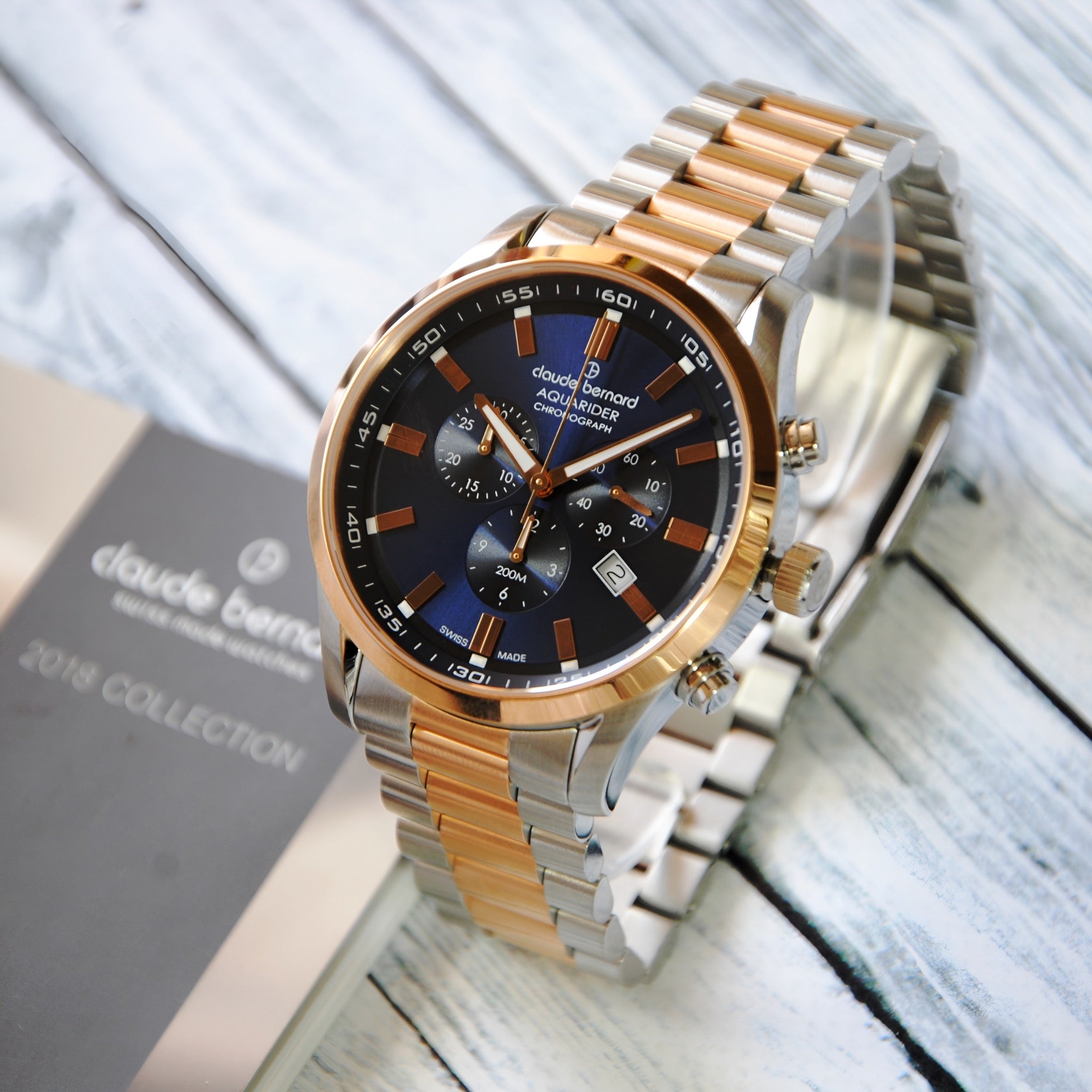 Reloj Claude Bernard Cronografo Acero Hombre 10222.357RMBUIR1