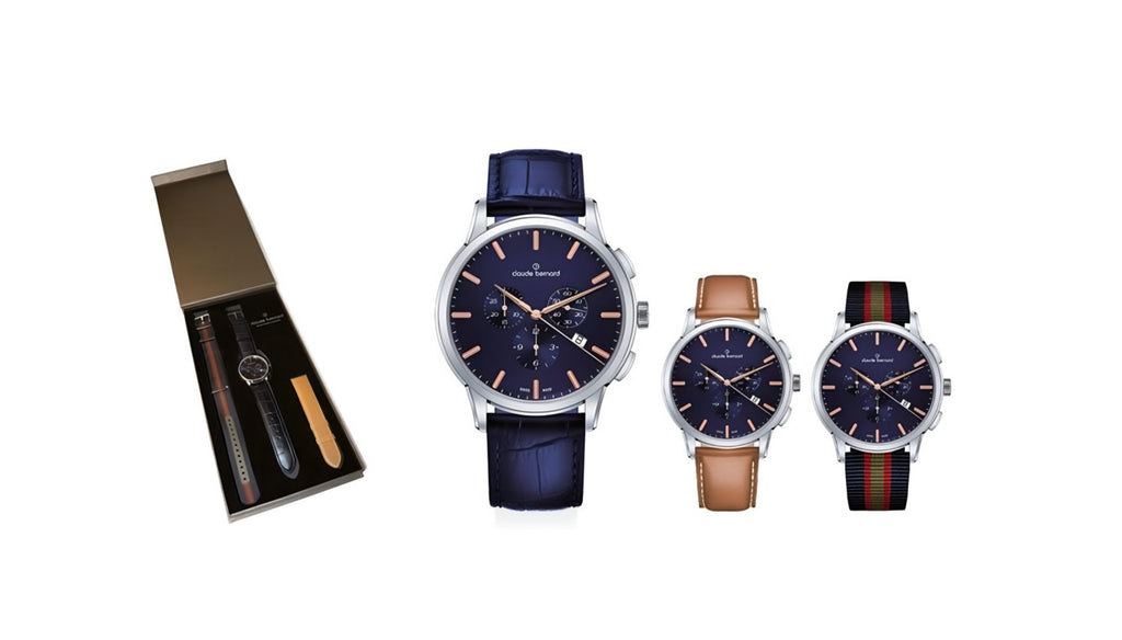 Reloj Claude Bernard Classic Chronograph Hombre 43mm 10237.3BUIR1