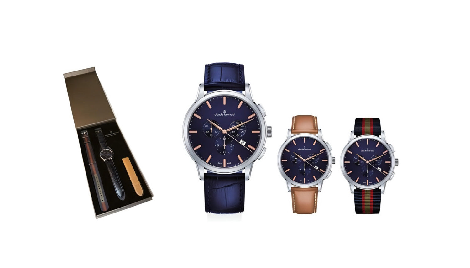 Reloj Claude Bernard Classic Chronograph Hombre 43mm 10237.3BUIR1