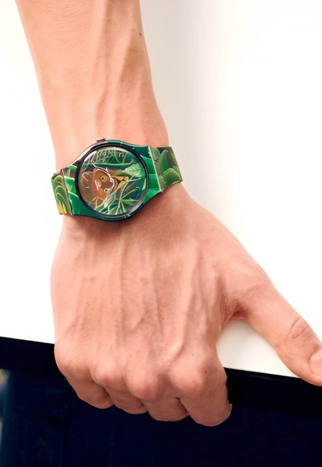 Reloj Swatch Unisex The Dream By Henri Rousseau SUOZ333