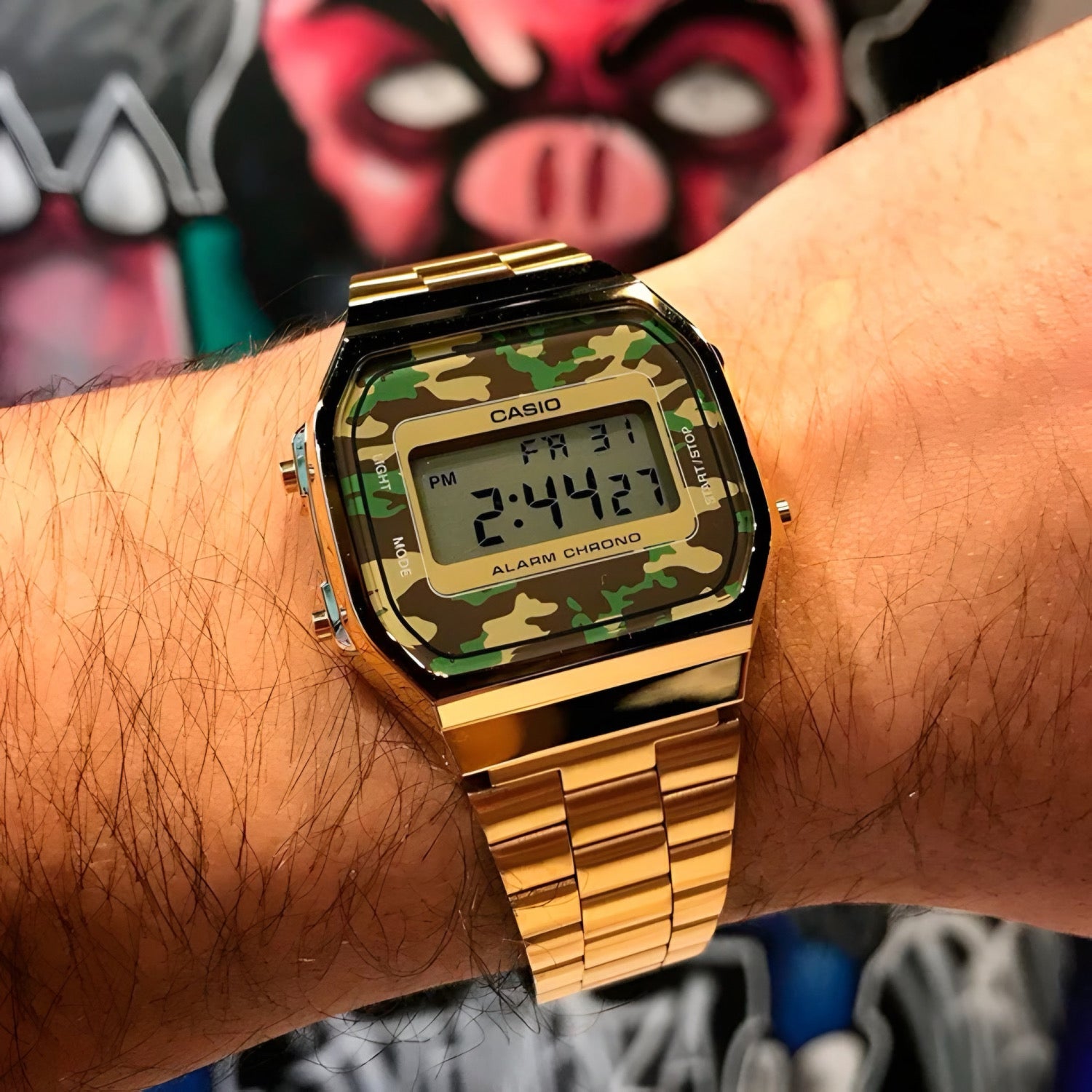 Reloj Casio A-168WEGC-3DF Vintage Hombre