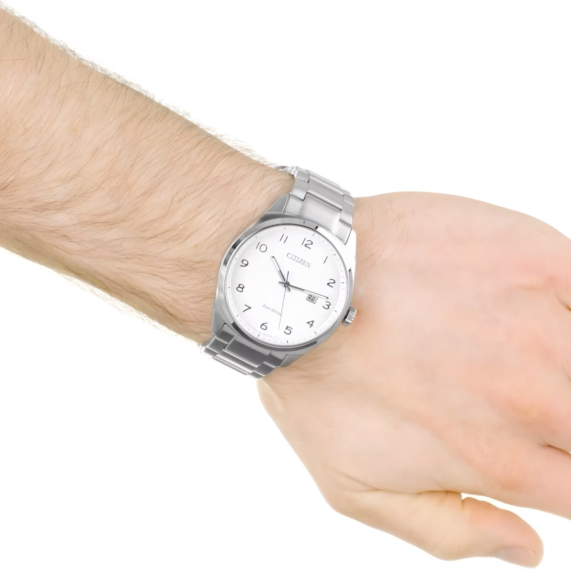 Reloj Citizen BM7320-87B Eco-Drive Esfera Blanca