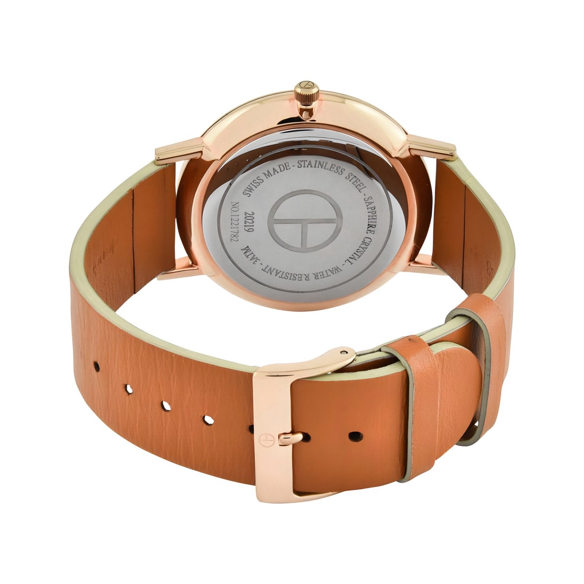 Reloj Claude Bernard Slim Line Camel 41mm Hombre