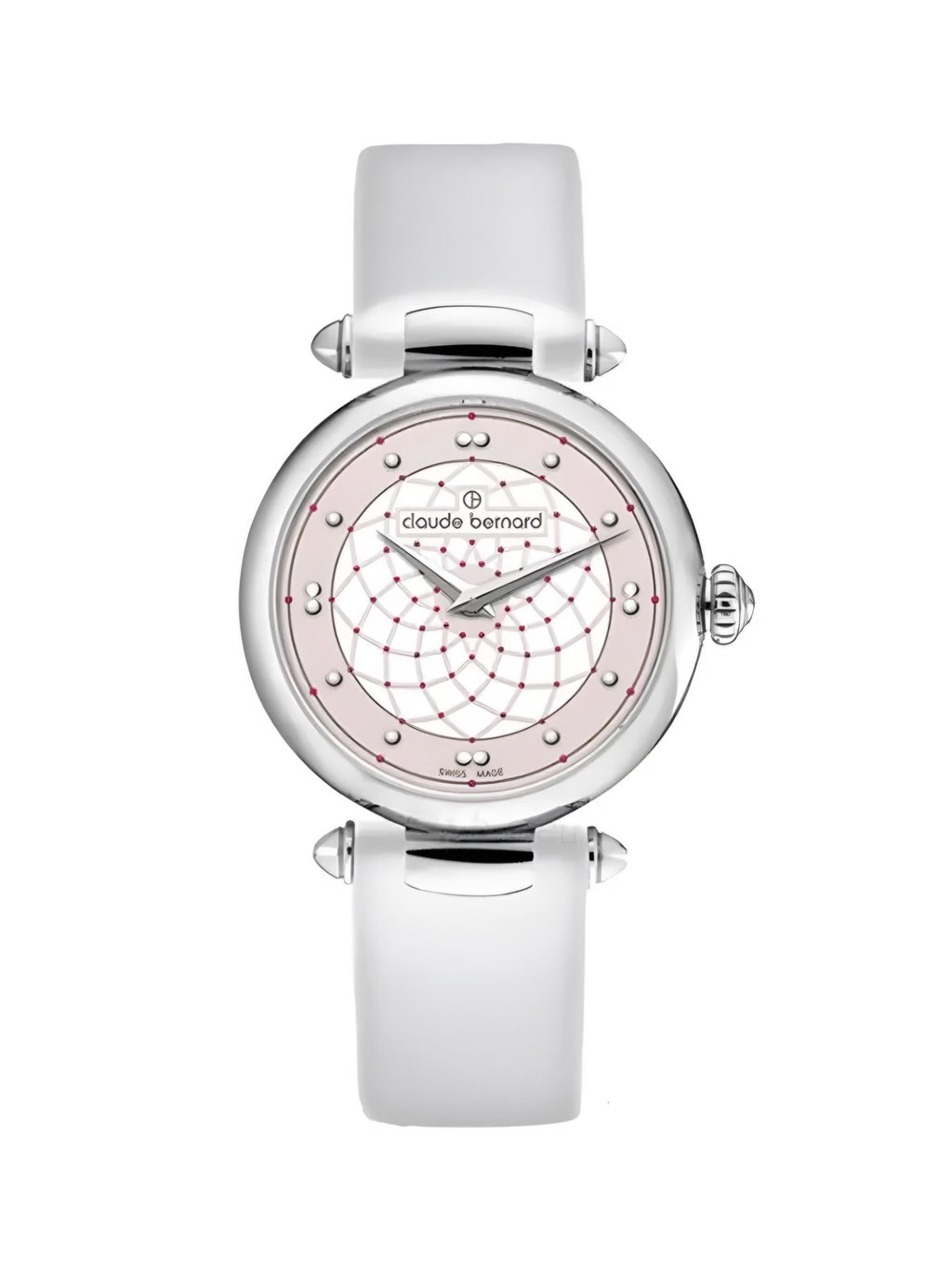 Reloj Claude Bernard Fashion Cuero Blanco Mujer