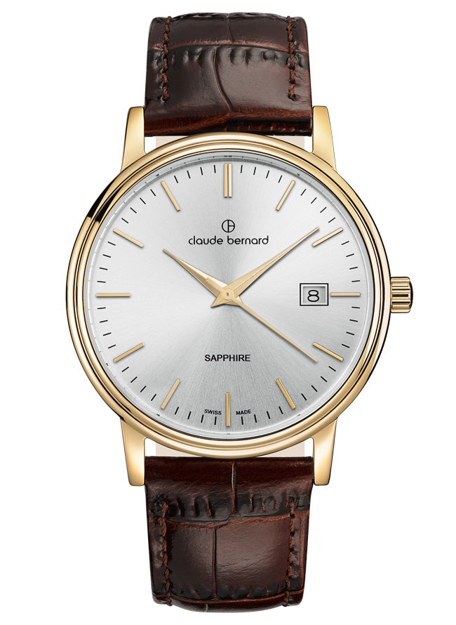 Reloj Claude Bernard Classic with Calendar 39mm Hombre