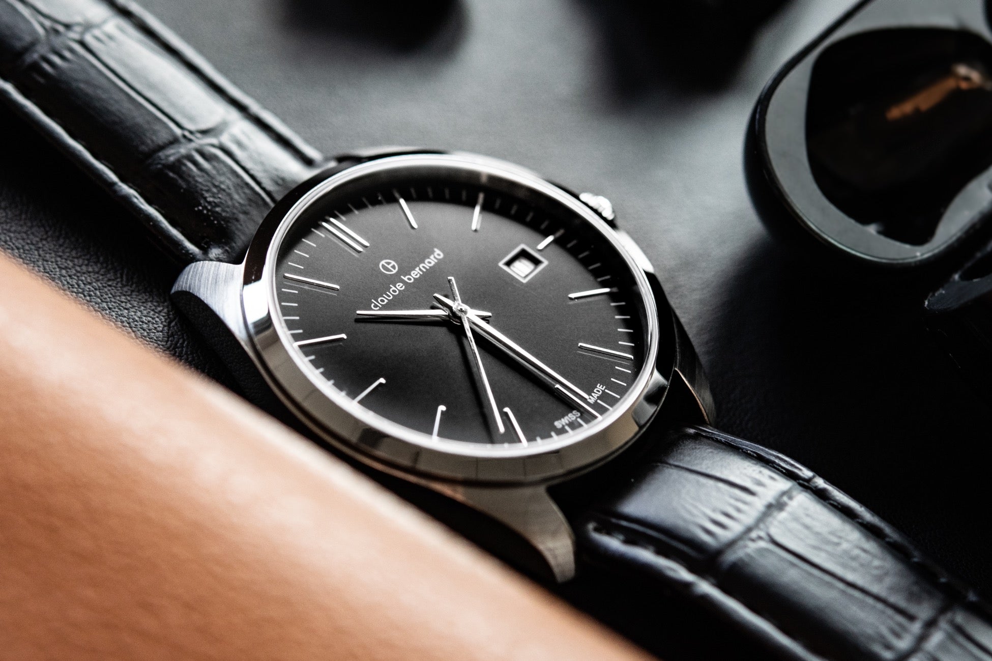 Reloj Claude Bernard Classic Negro 42mm Hombre 70201.3NIN