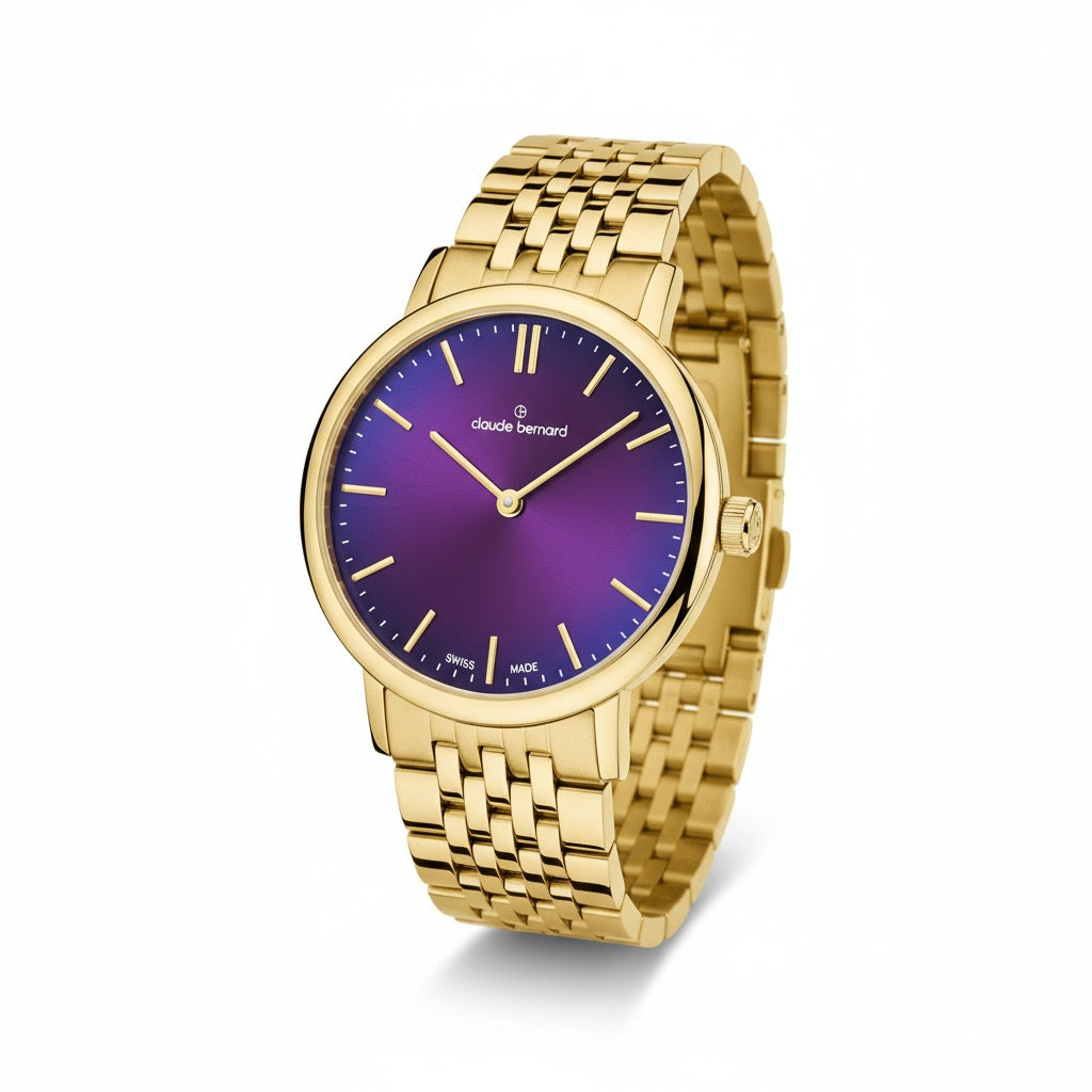 Reloj Claude Bernard Golden Slim Line Mujer 20233.37JMBDVID