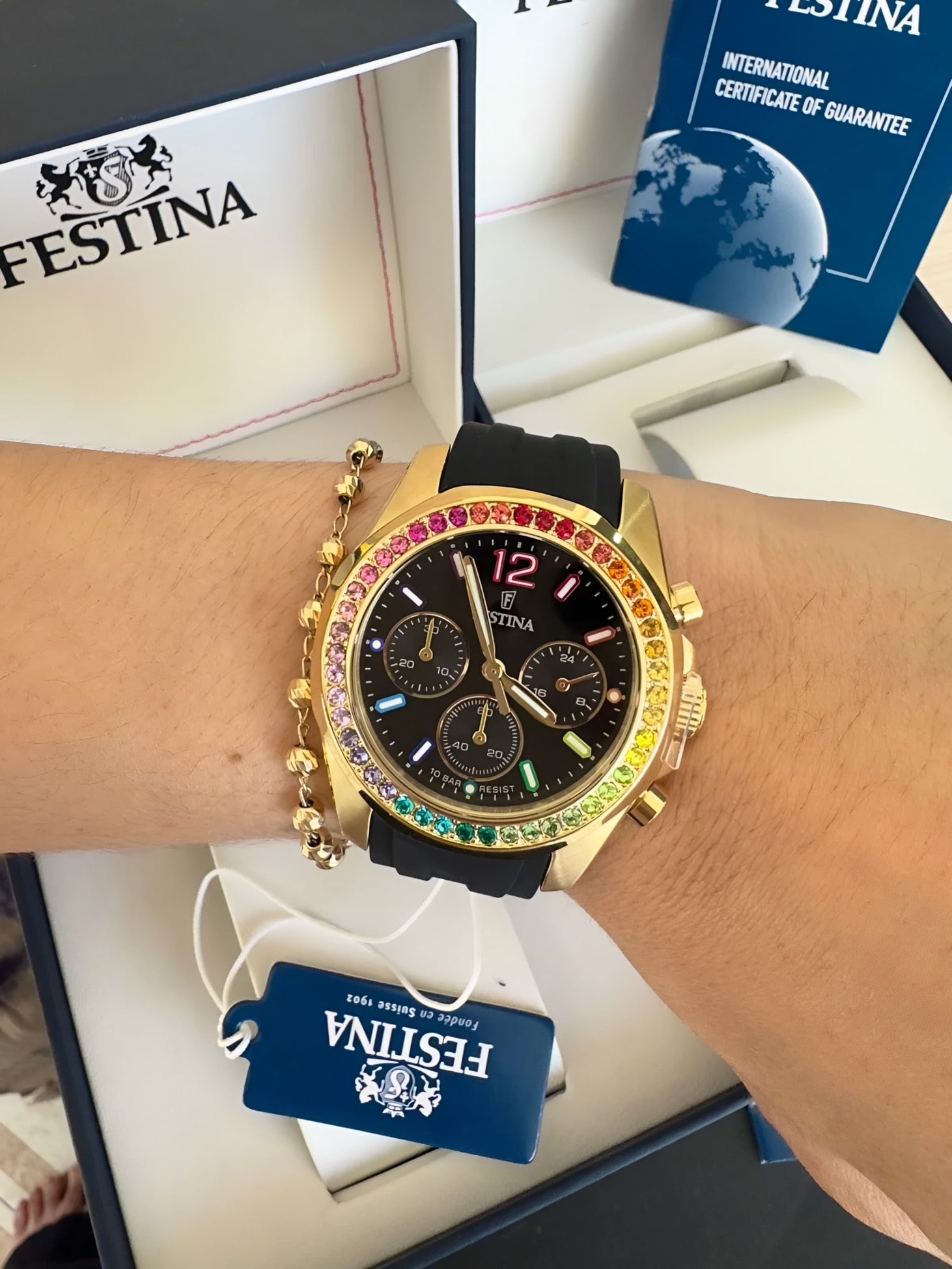 Reloj Festina F20650/3 Negro Cronografo Mujer