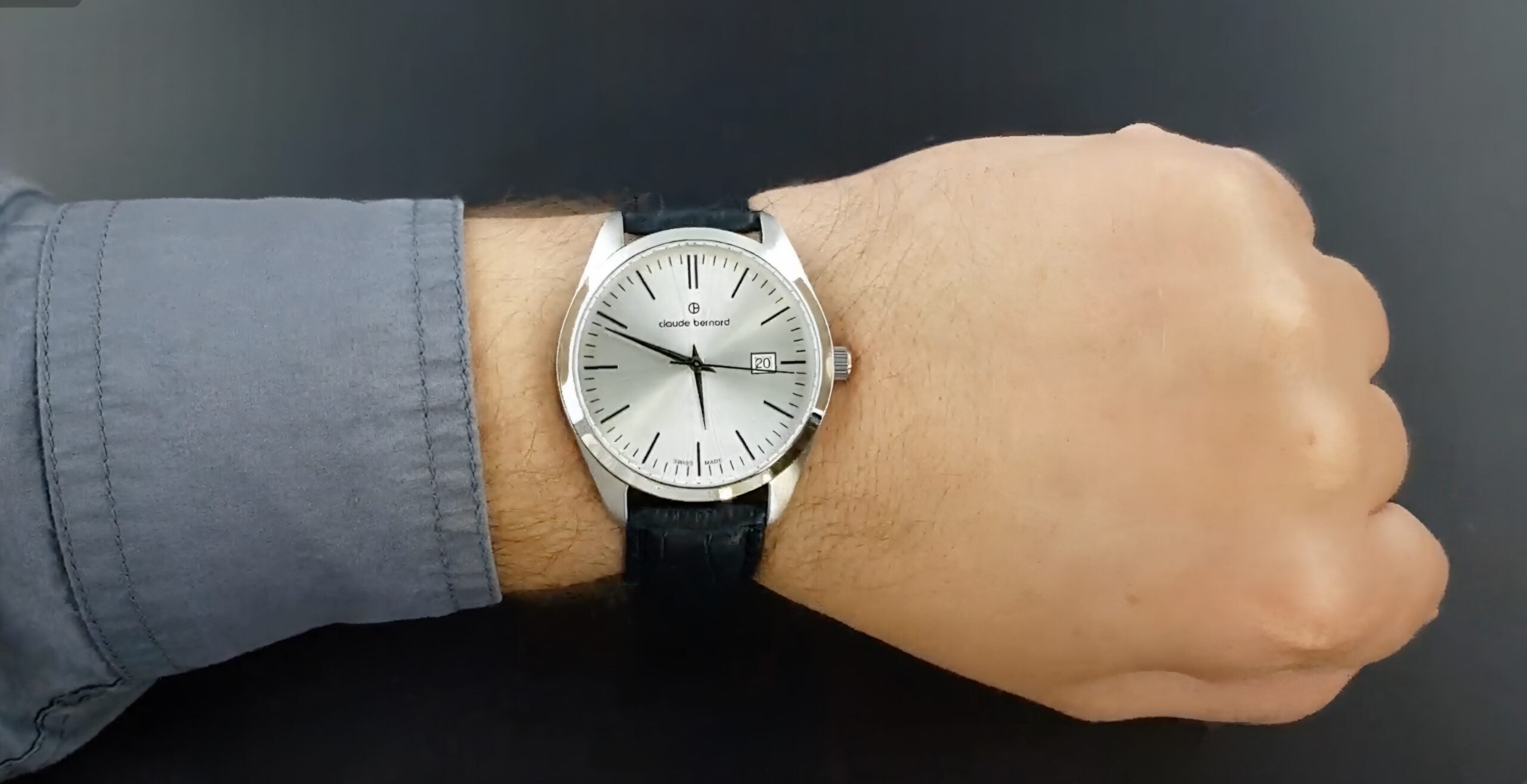 Reloj Claude Bernard Classic Plateado Hombre 70201.3AIN